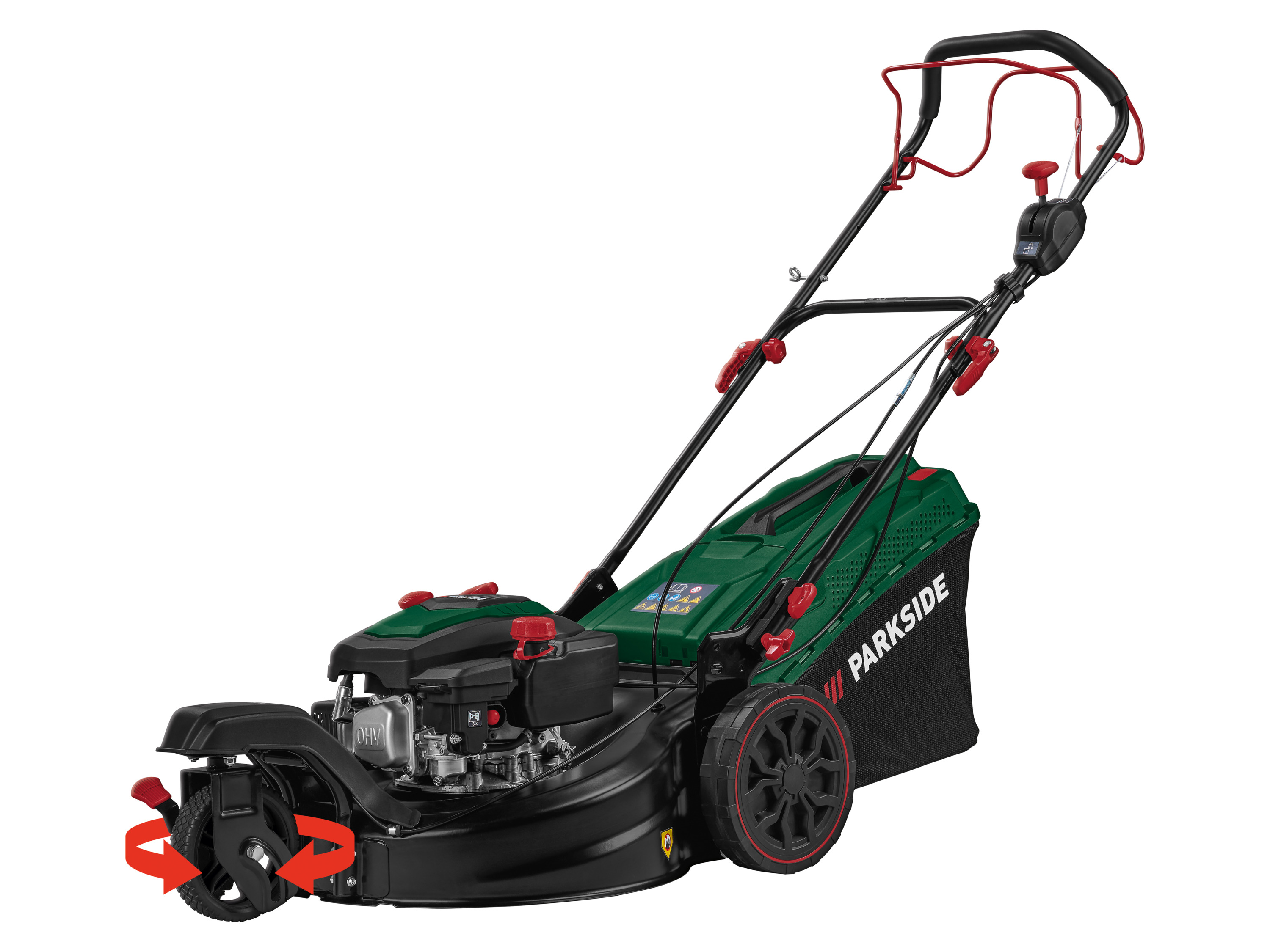 PARKSIDE® Trójkołowa kosiarka spalinowa z napędem, 3 kW, Trike PBRMT 51 A1, 3 kW