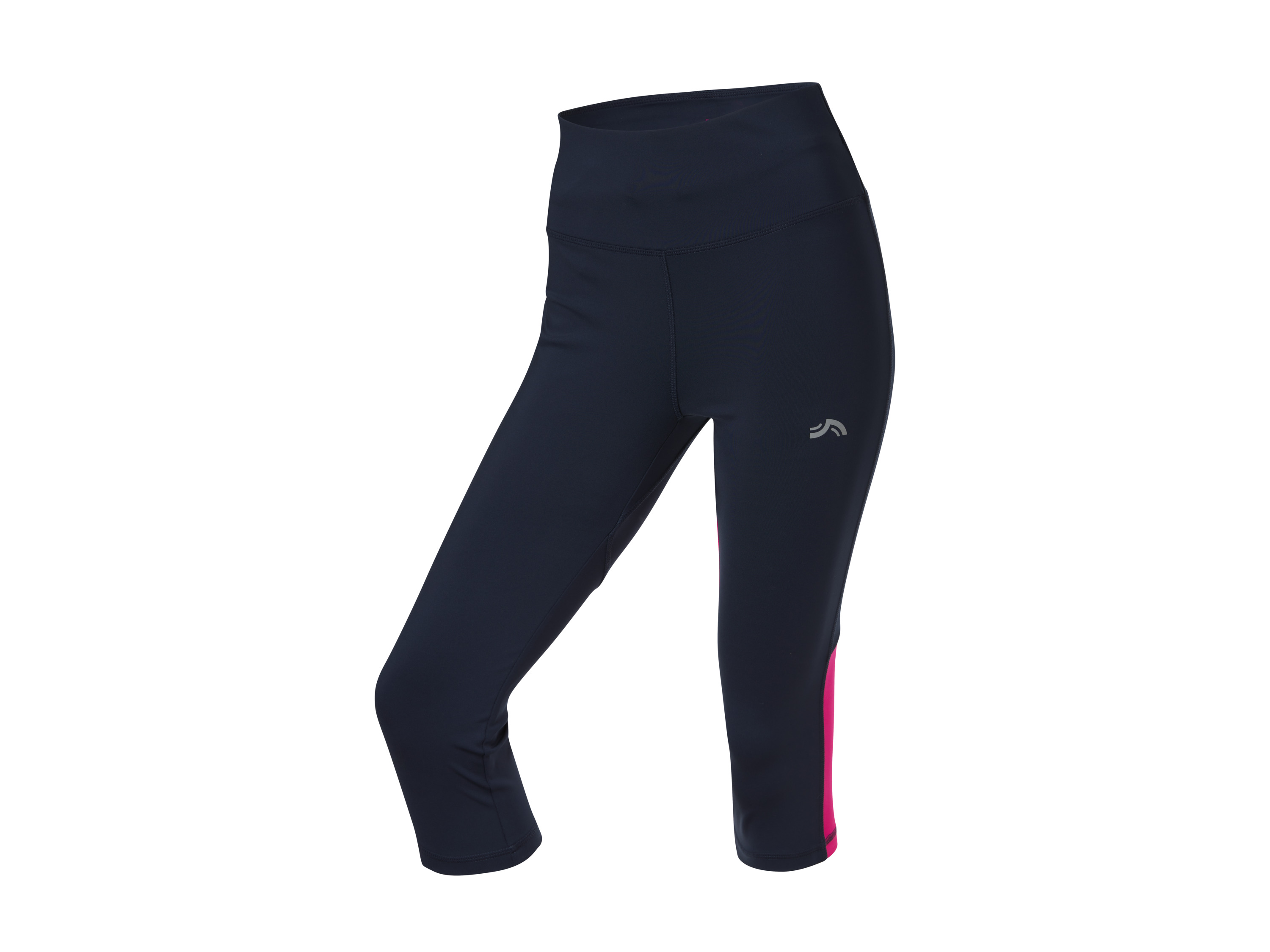 CRIVIT Legginsy capri damskie do biegania (Granatowy, XS(32/34))