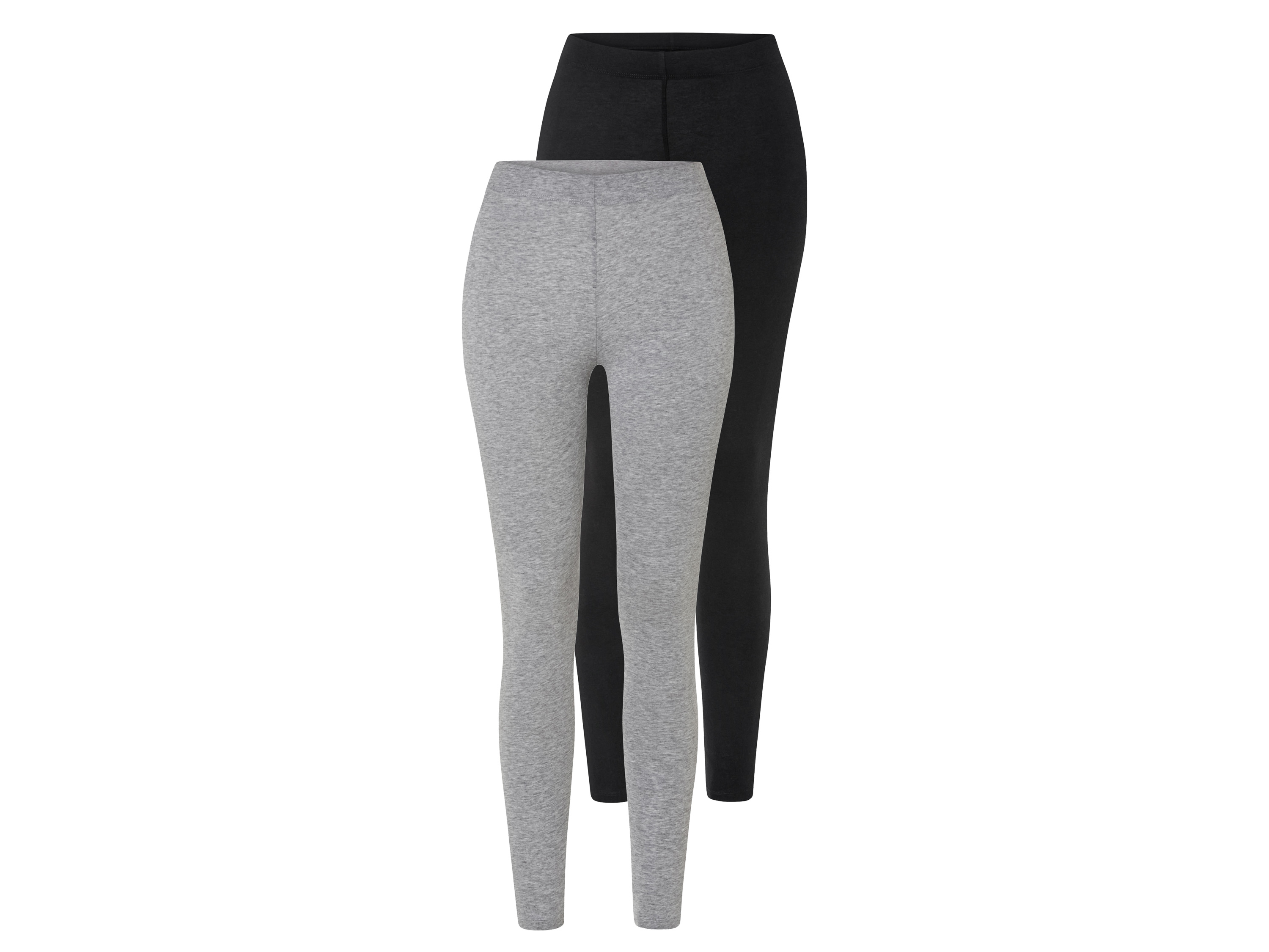 ESMARA® Legginsy damskie z bawełny organicznej, 2 pary 