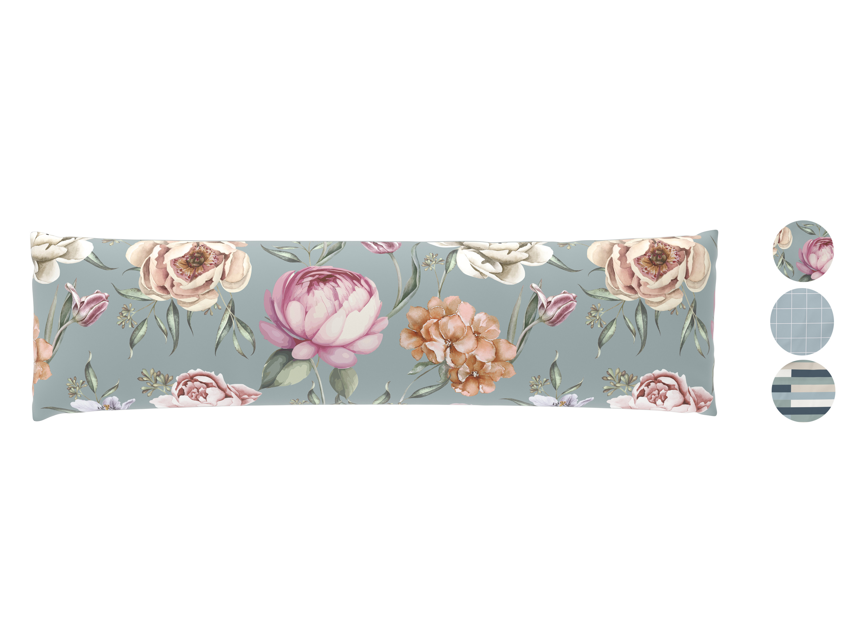 LIVARNO® Satynowa poszewka z mikrofibry na poduszkę dla śpiących na boku, 40 x 145 cm