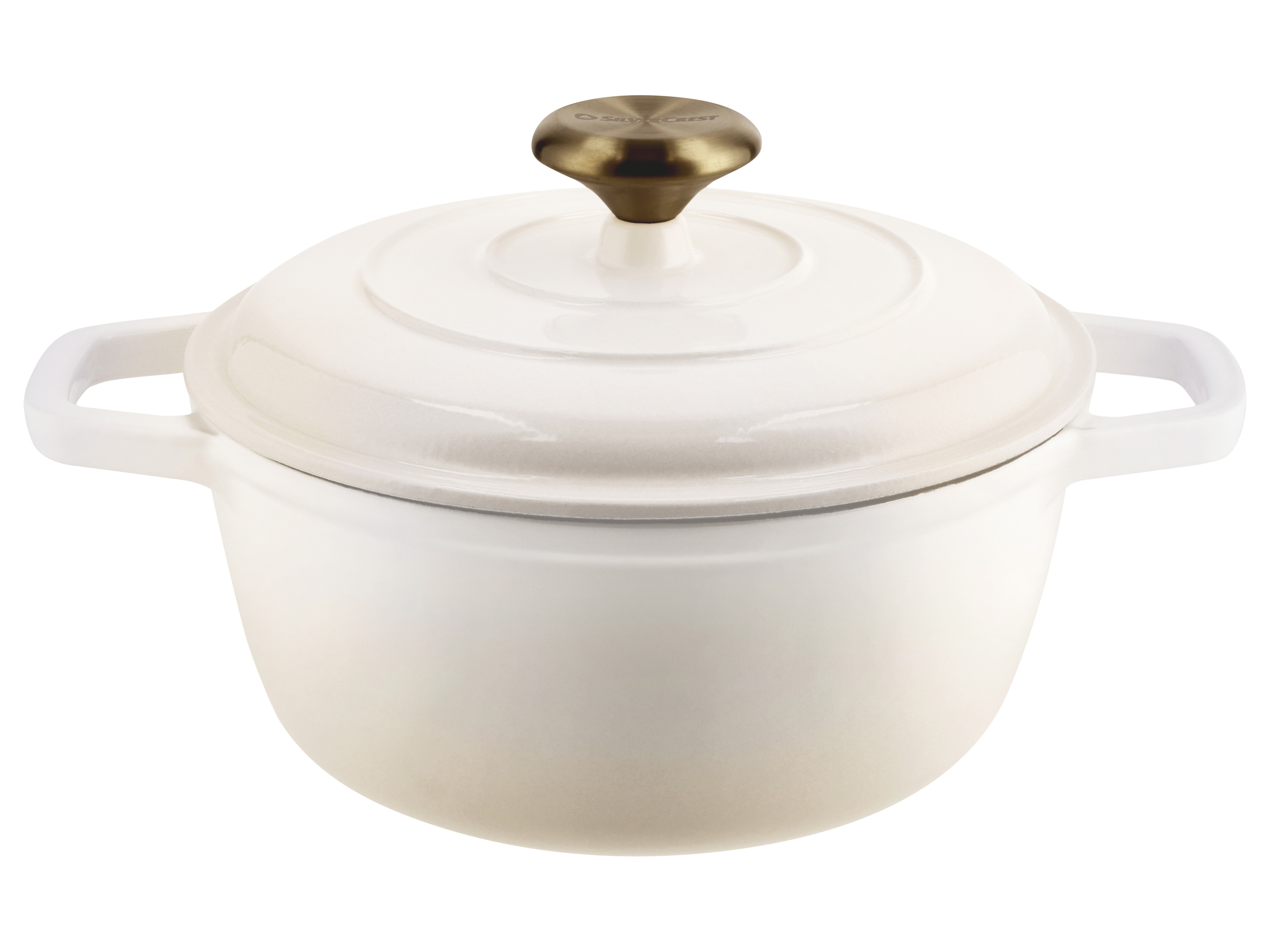 SILVERCREST® Garnek żeliwny (Beżowy)