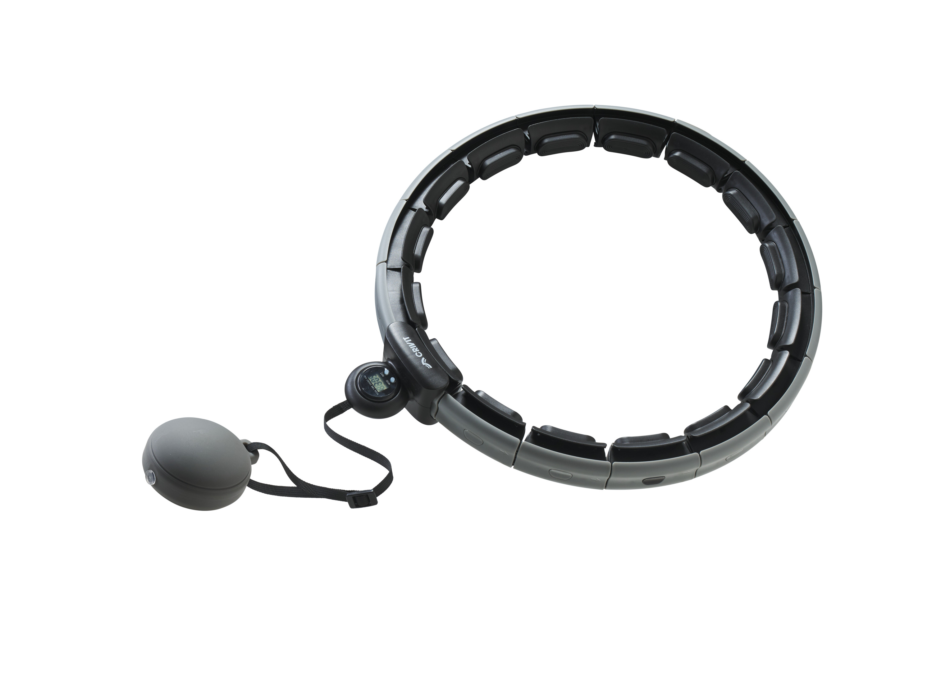 CRIVIT Hula-Hoop z obciążnikiem (Szary)