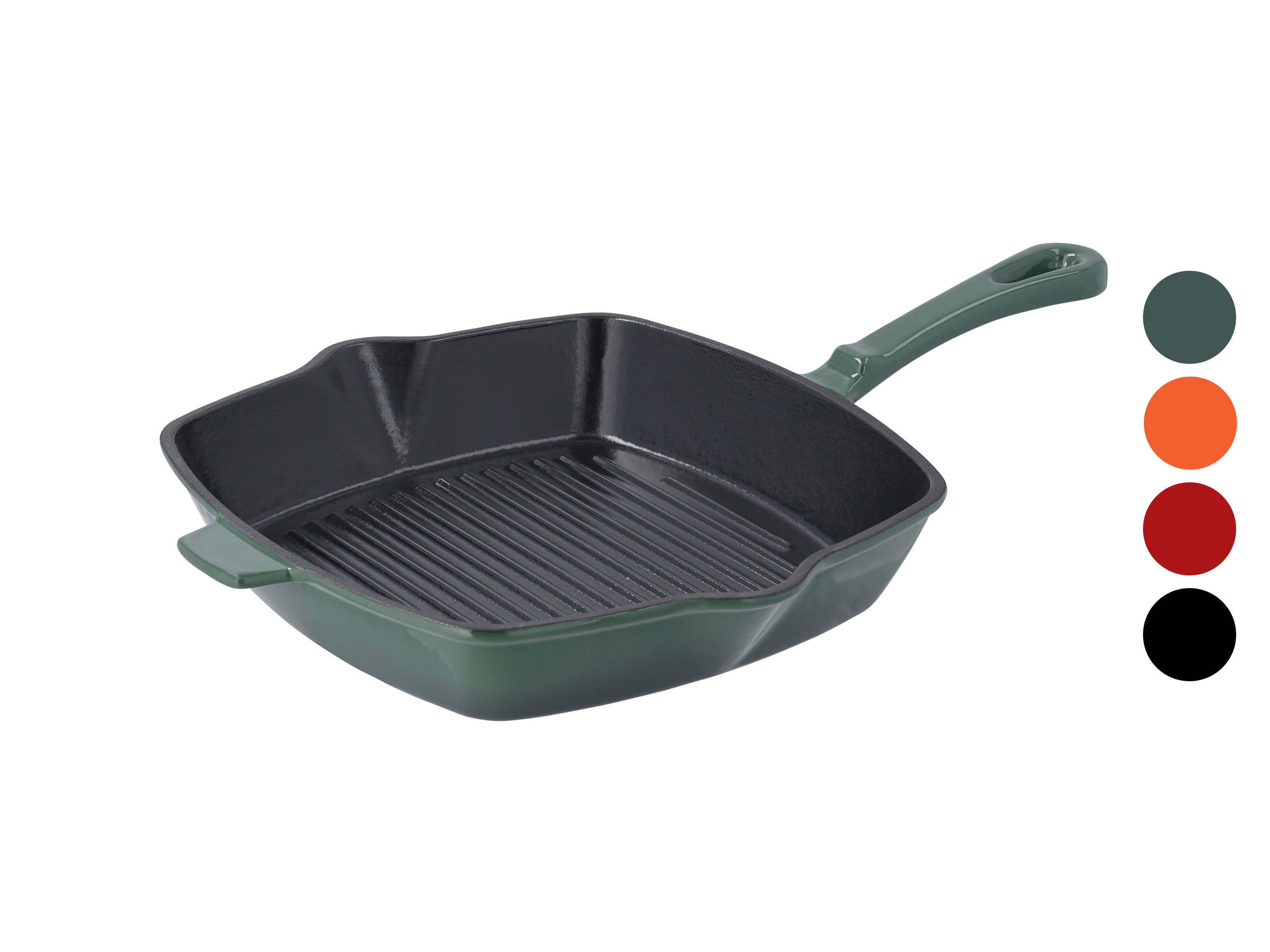 SILVERCREST® Patelnia żeliwna grillowa, 24 cm