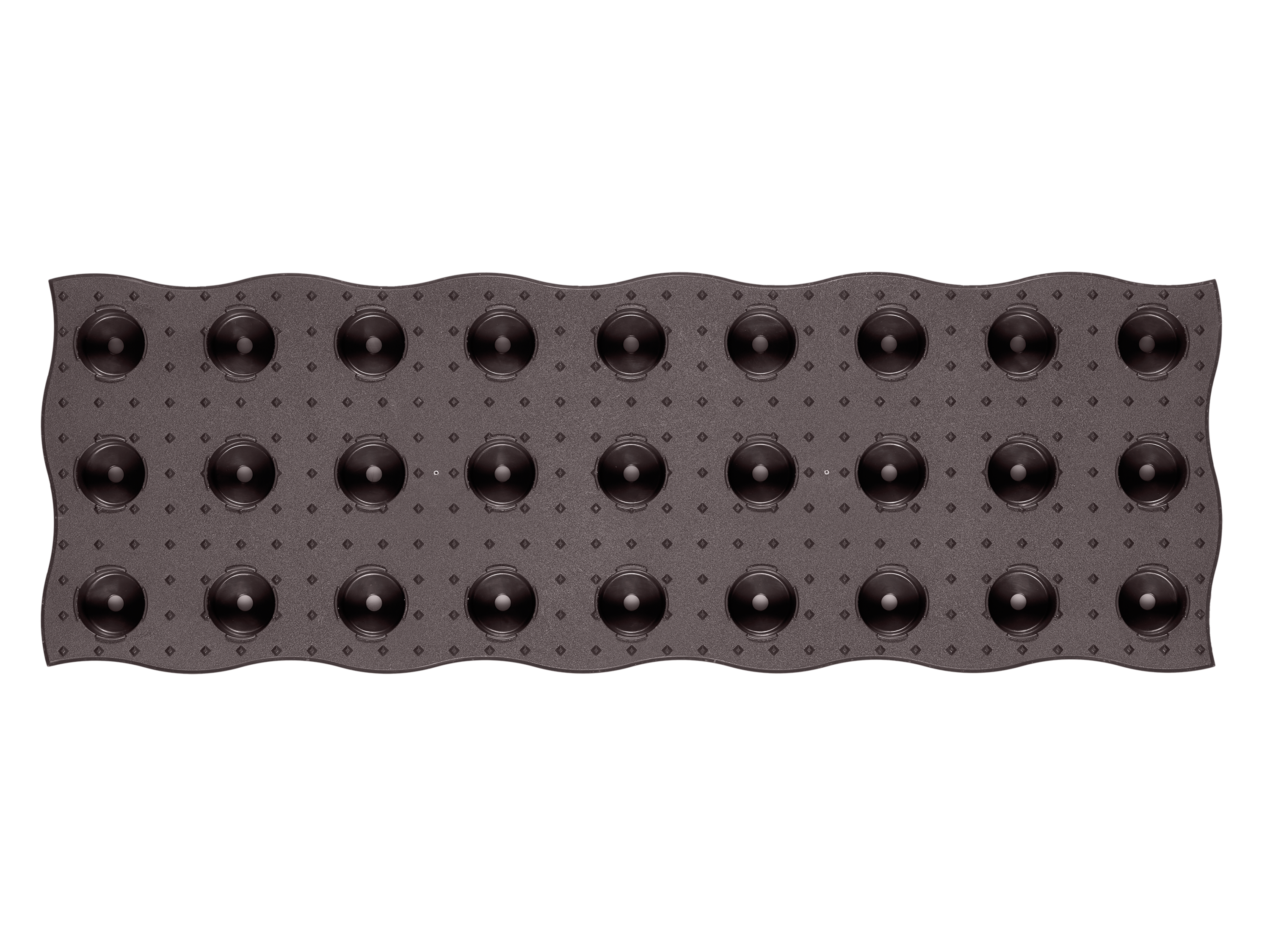 GARANTIA MAXI Płyta grządkowa 70 x 24 cm akcesoria ogrodowe brązowa