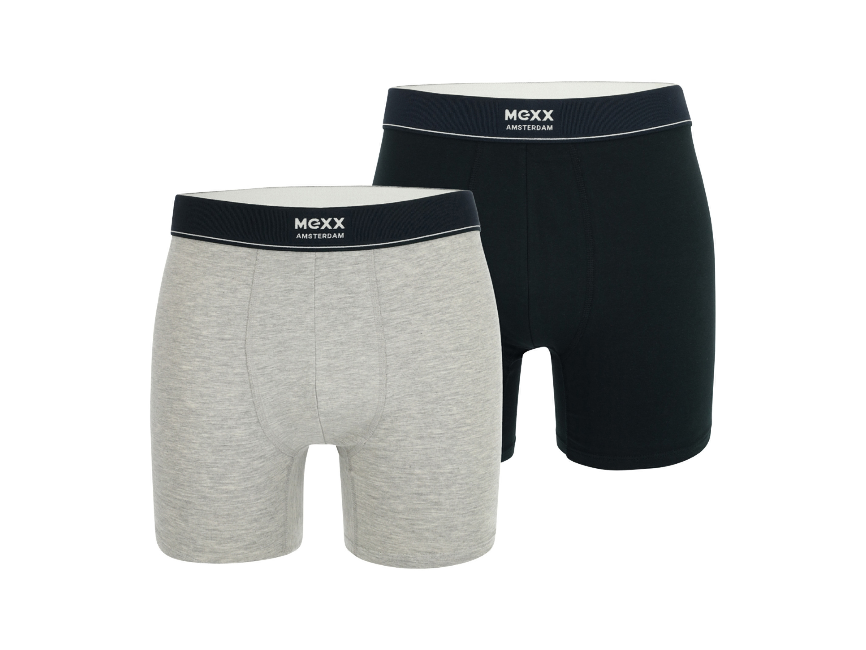MEXX Bokserki męskie z bawełną, 2 pary 