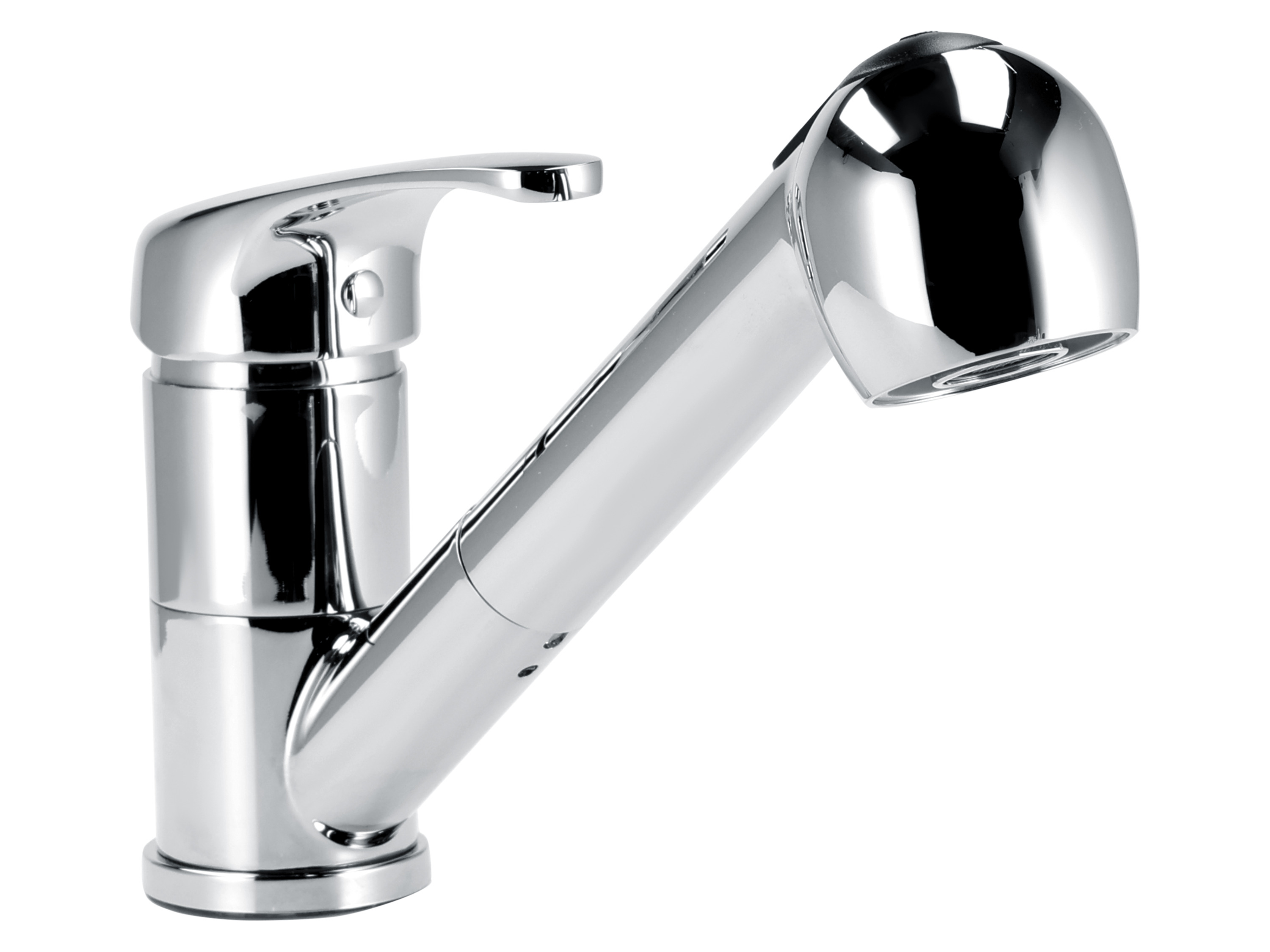 LIVARNO® Jednouchwytowa bateria zlewozmywakowa z wyciąganą wylewką (Chrom)