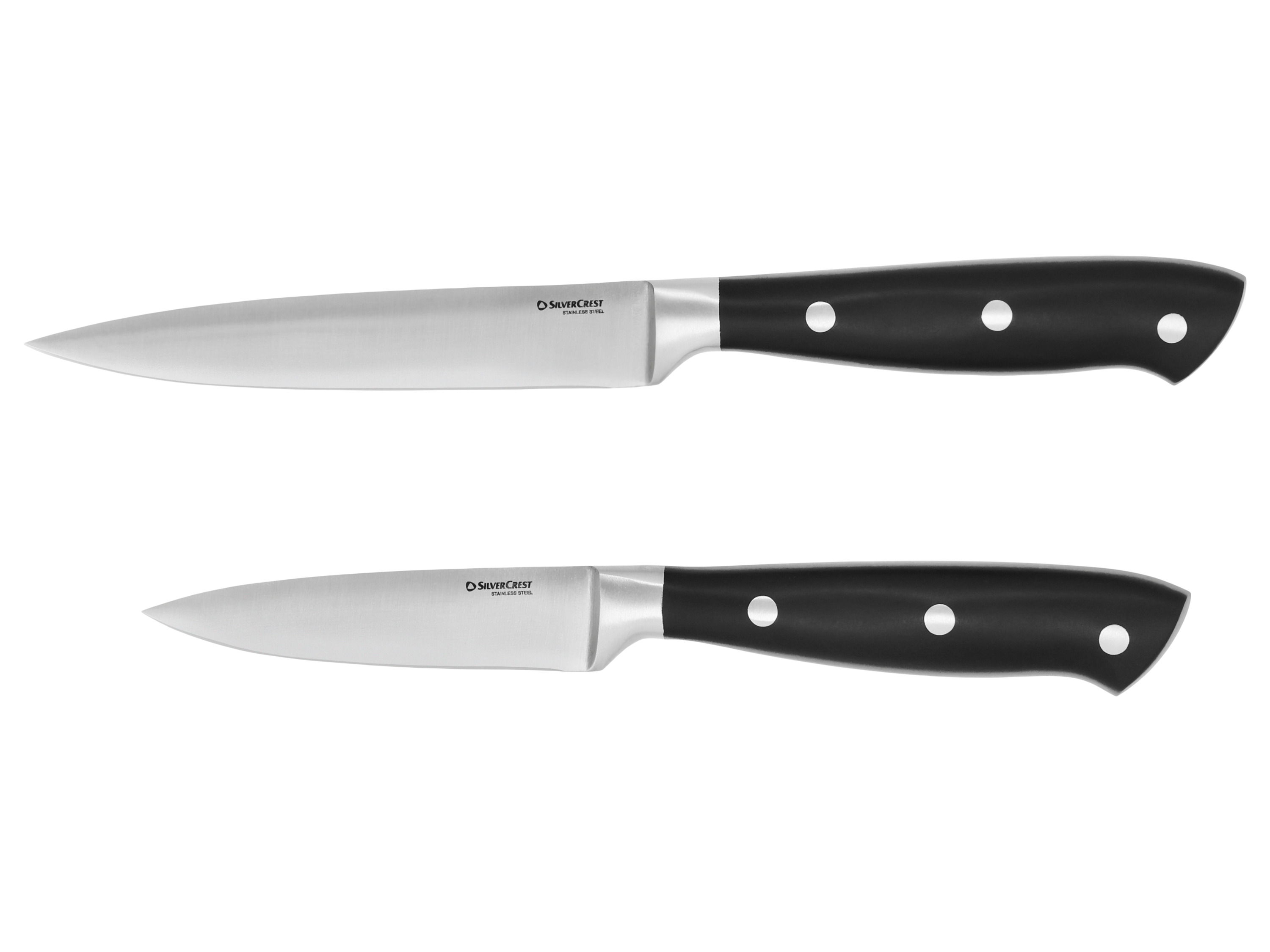 SILVERCREST® Zestaw noży kuchennych Premium / Nóż szefa kuchni Premium / Nóż Santoku Premium / Tasak Premium (Nóż do warzyw)