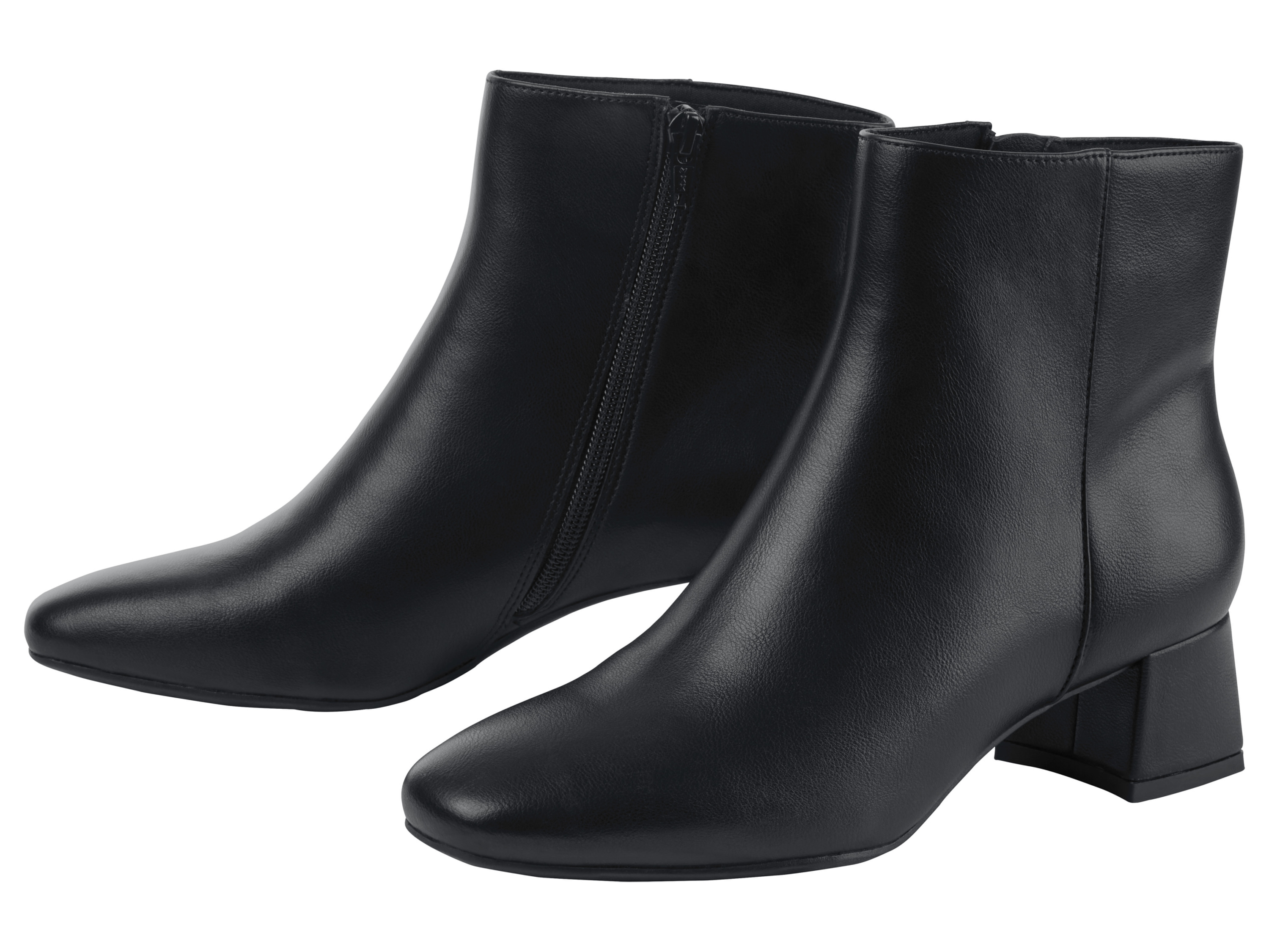 ESMARA® Botki damskie z suwakami 