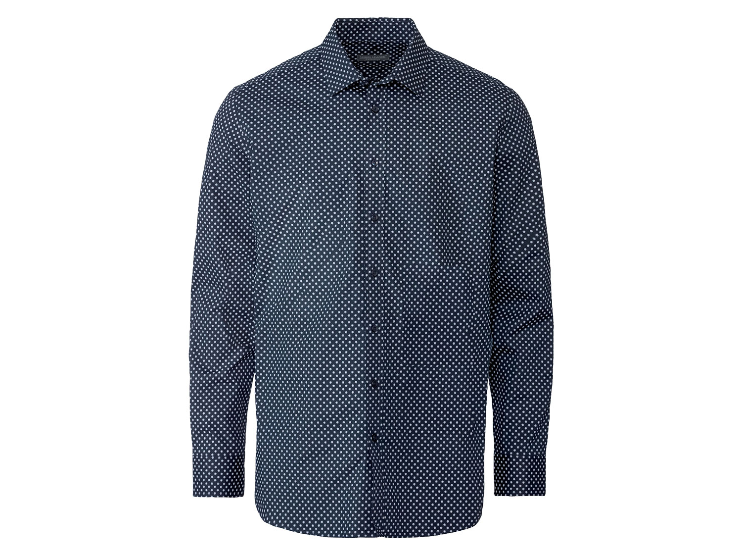 NOBEL LEAGUE Koszula biznesowa męska, super slim fit, niebieska we wzory 