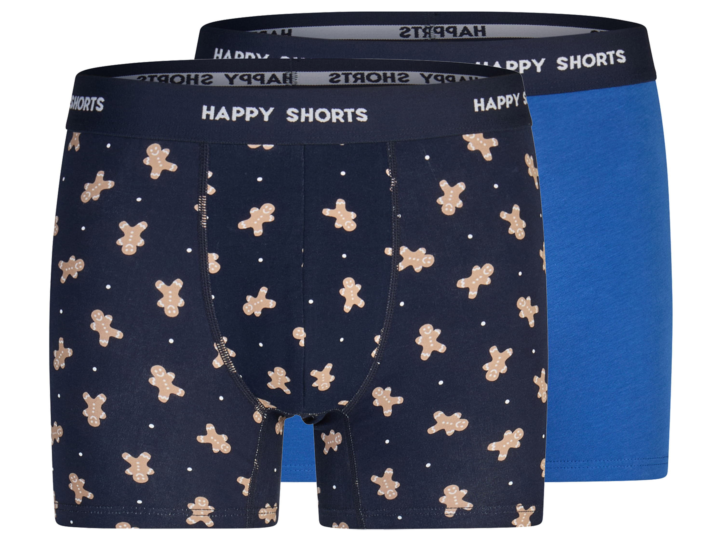 HAPPY SHORTS Bokserki męskie z bawełną, 2 pary 