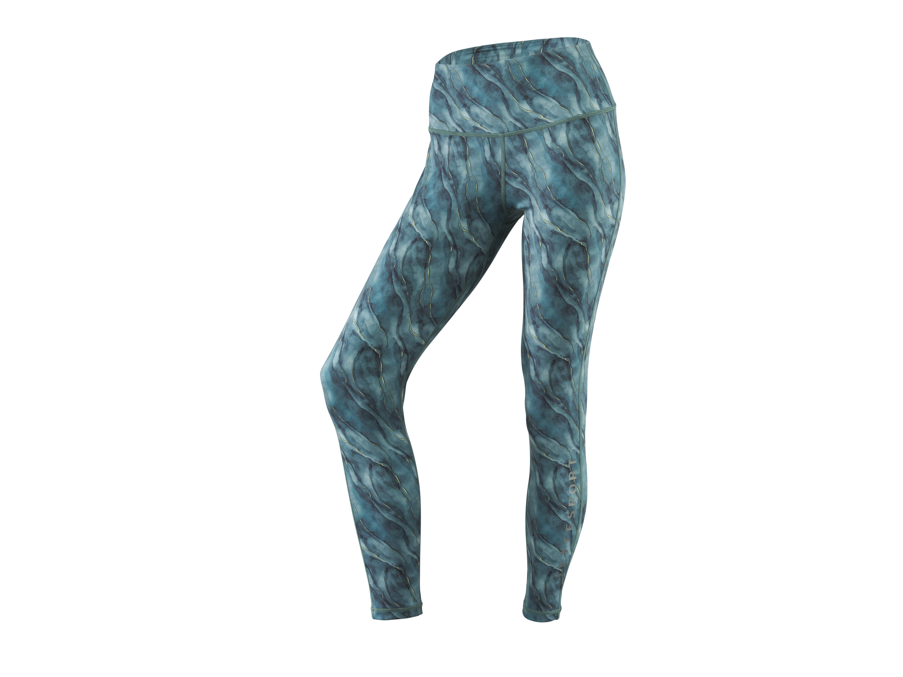 CRIVIT BY JETTE SPORT Legginsy funkcyjne damskie (Wzorzysty/niebieski, M(40/42))