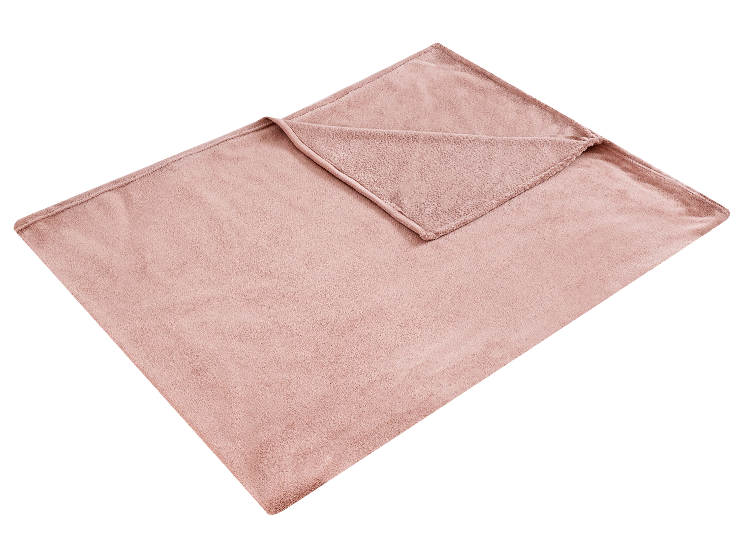 LIVARNO® Koc puszysty, 150 x 200 cm (Różowy)