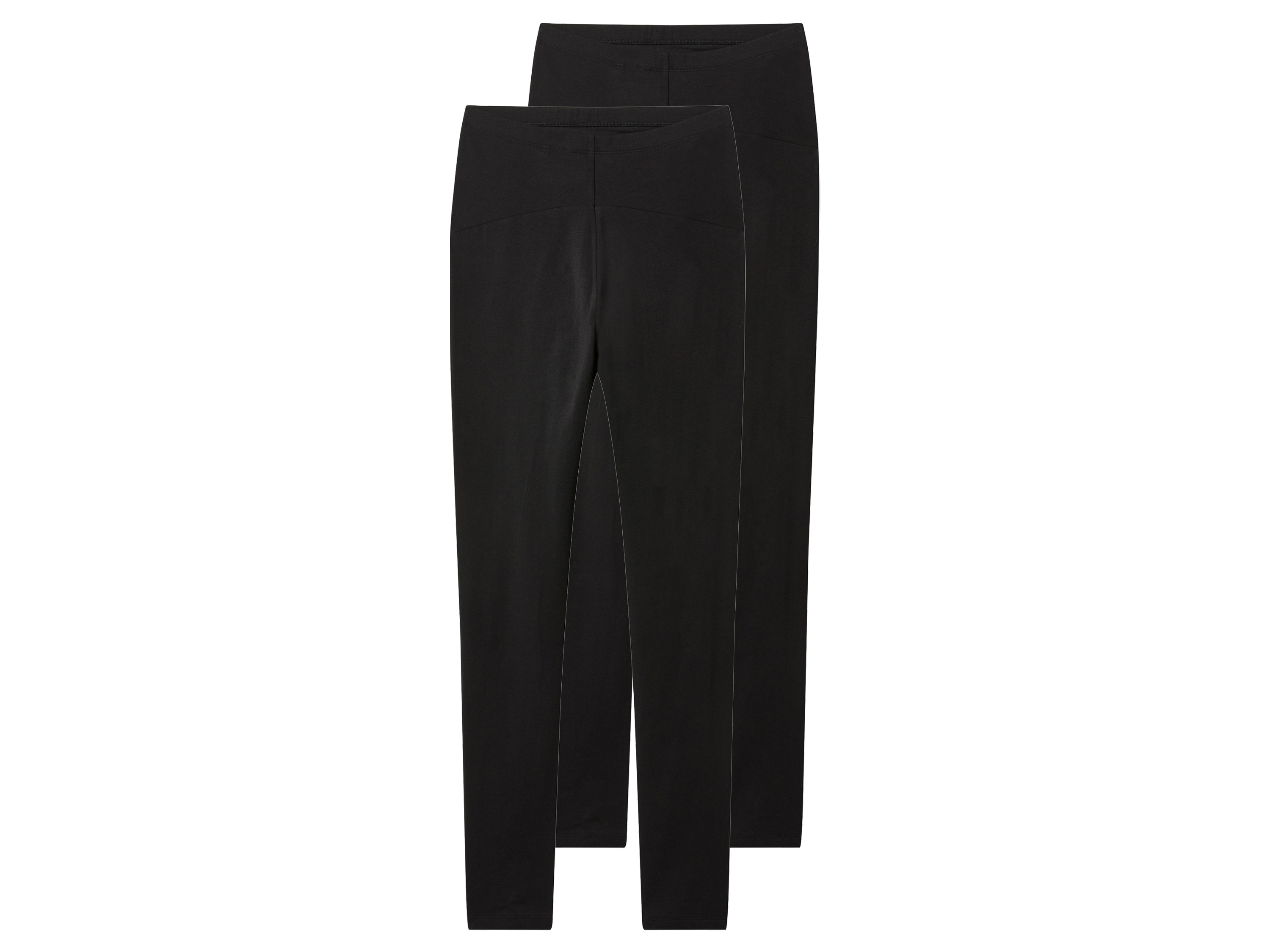 ESMARA® Legginsy ciążowe	damskie z biobawełną, 2 pary 