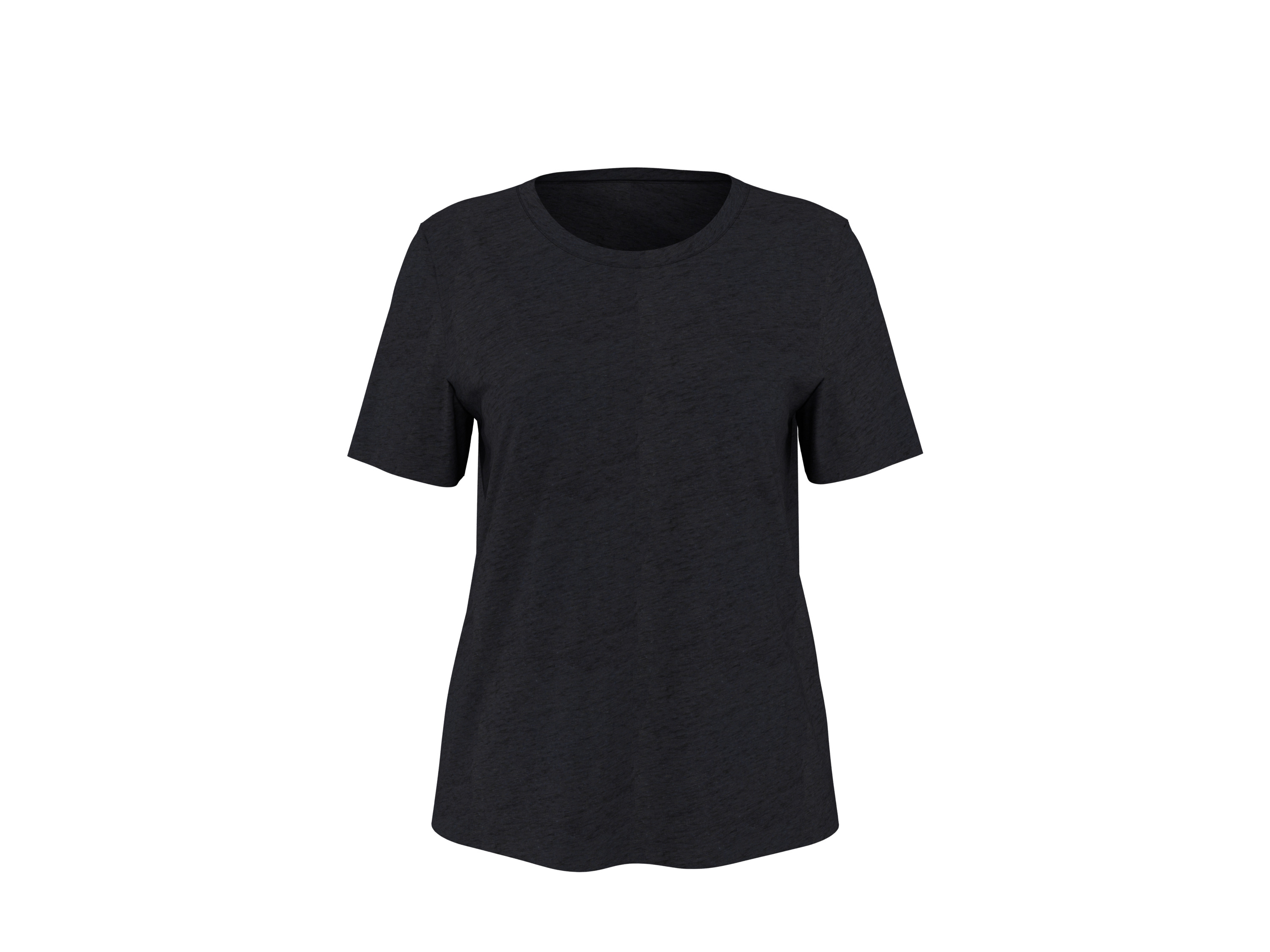 ESMARA® T-shirt damski z lnem 