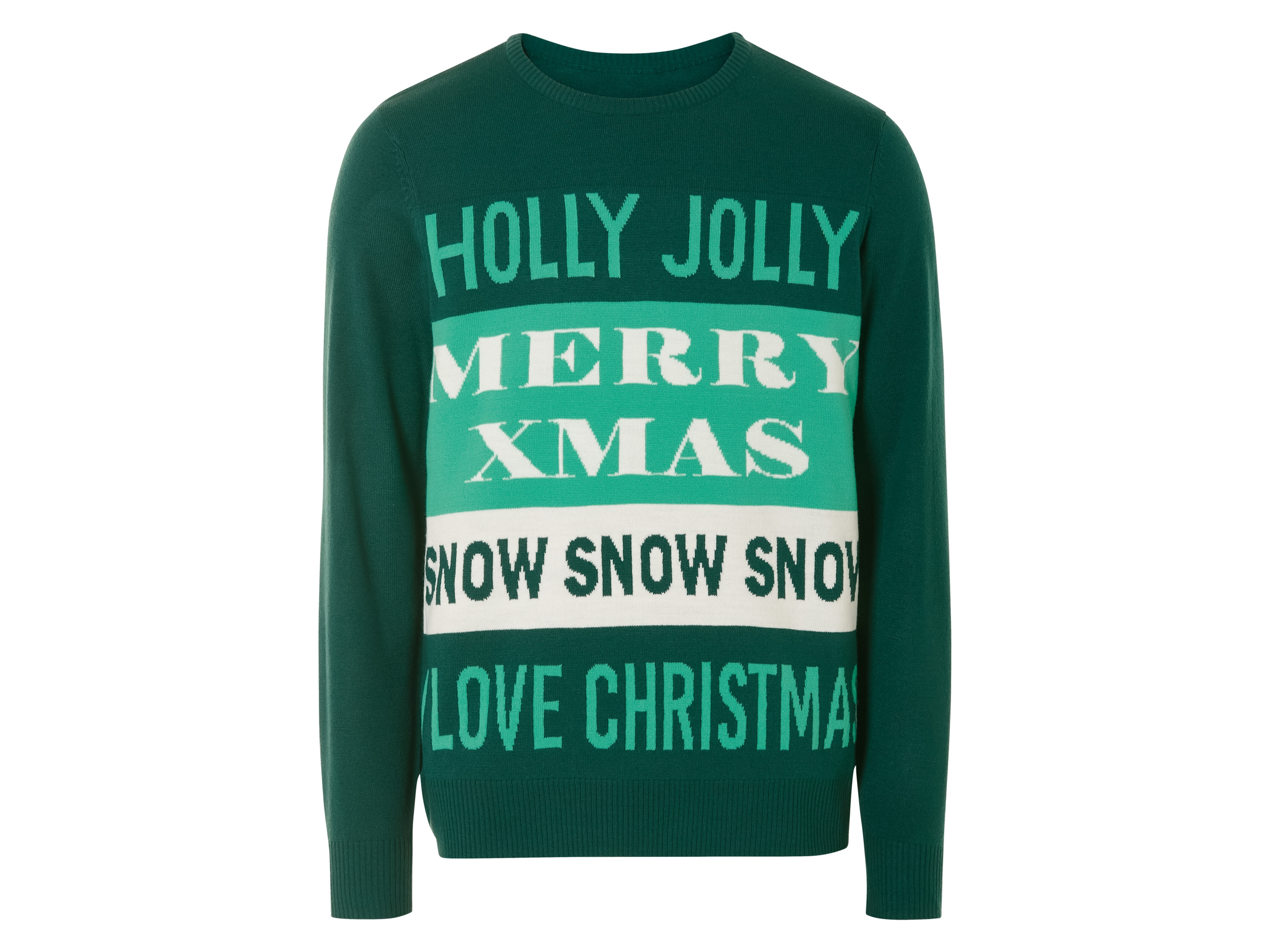 LIVERGY® Sweter świąteczny męski z dzianiny 
