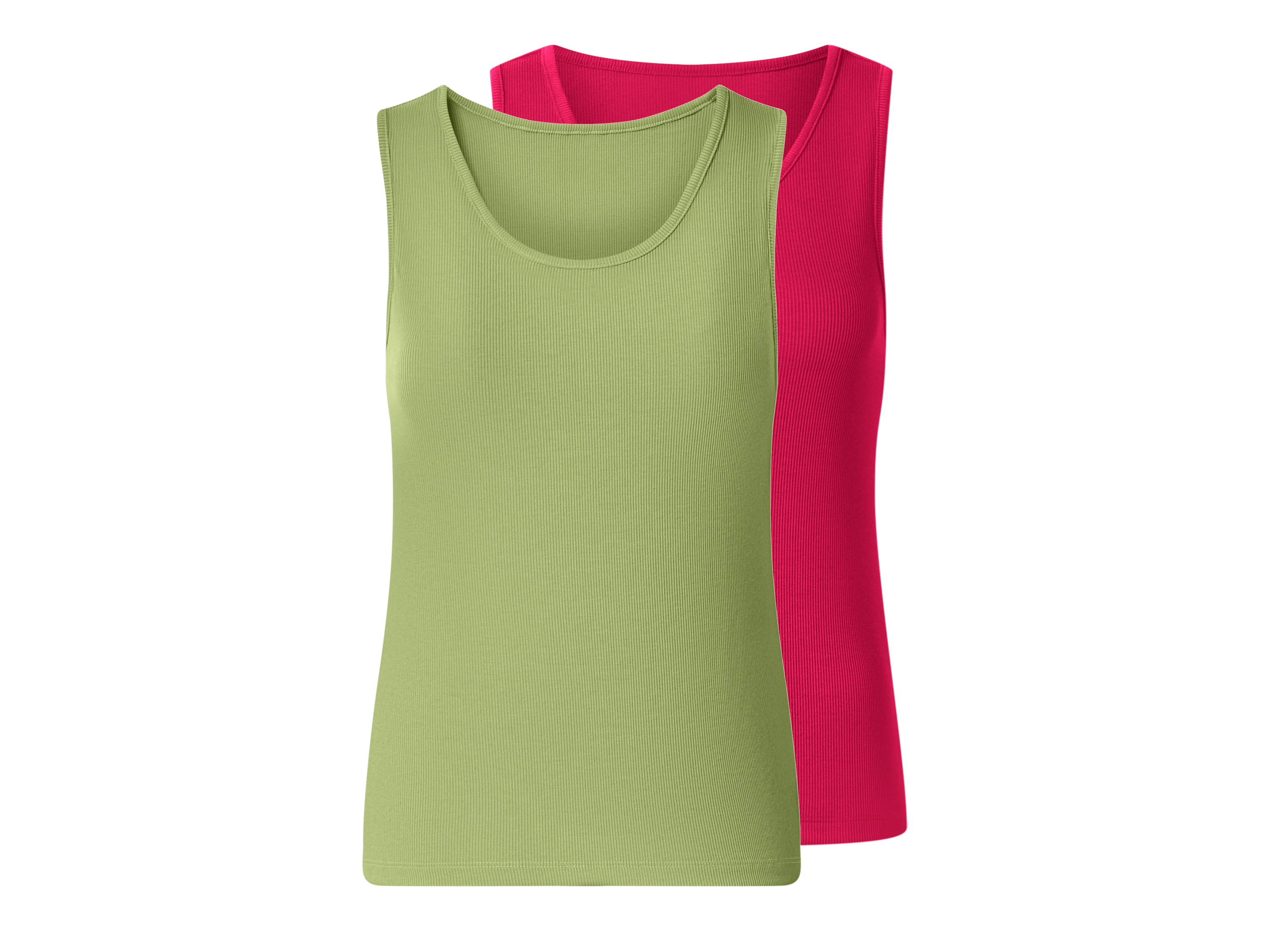 ESMARA® Topy damskie, 2 sztuki