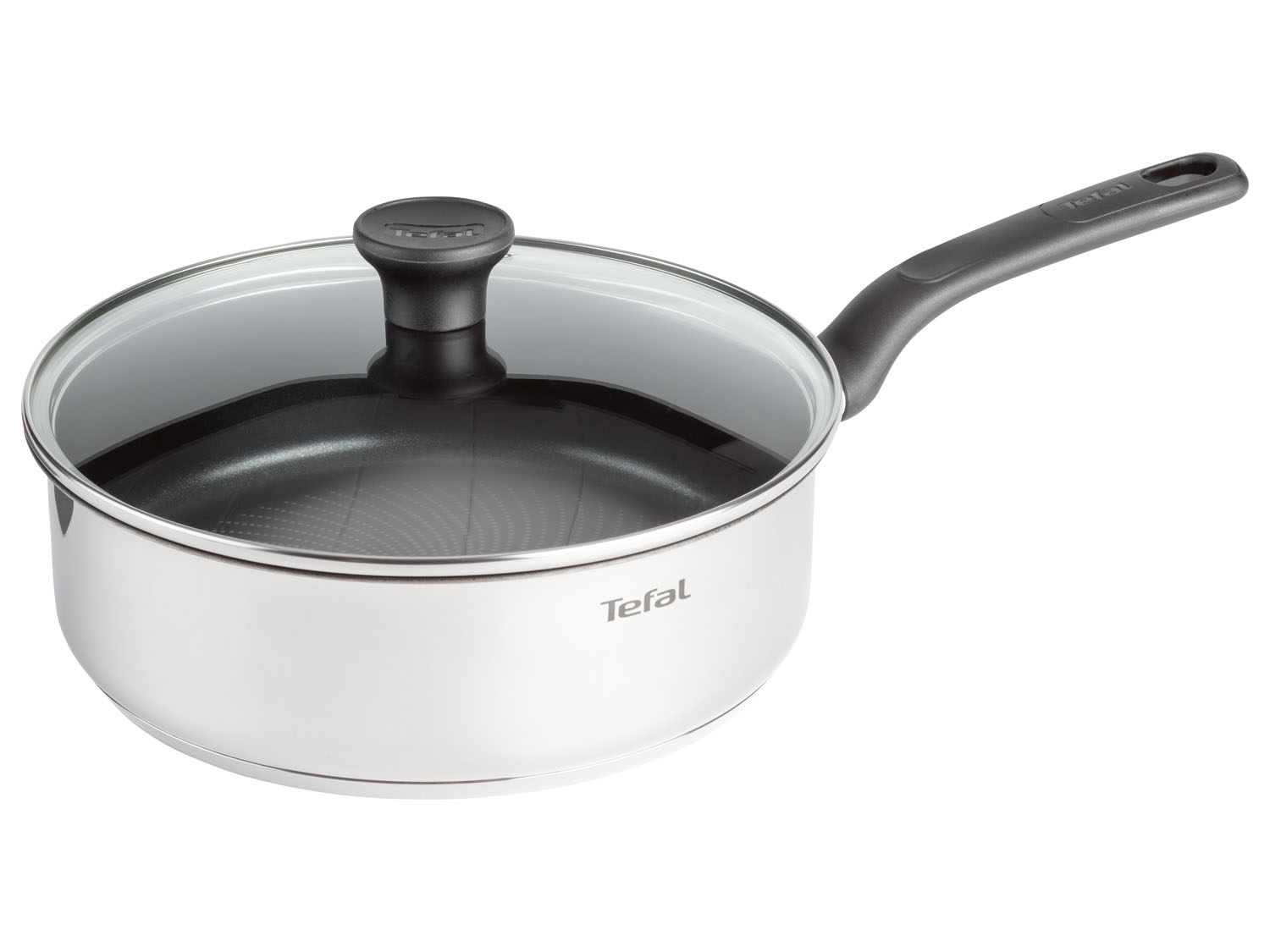 TEFAL Głęboka patelnia Duetto G7483234 ze stali szlachetnej, Ø 24 cm