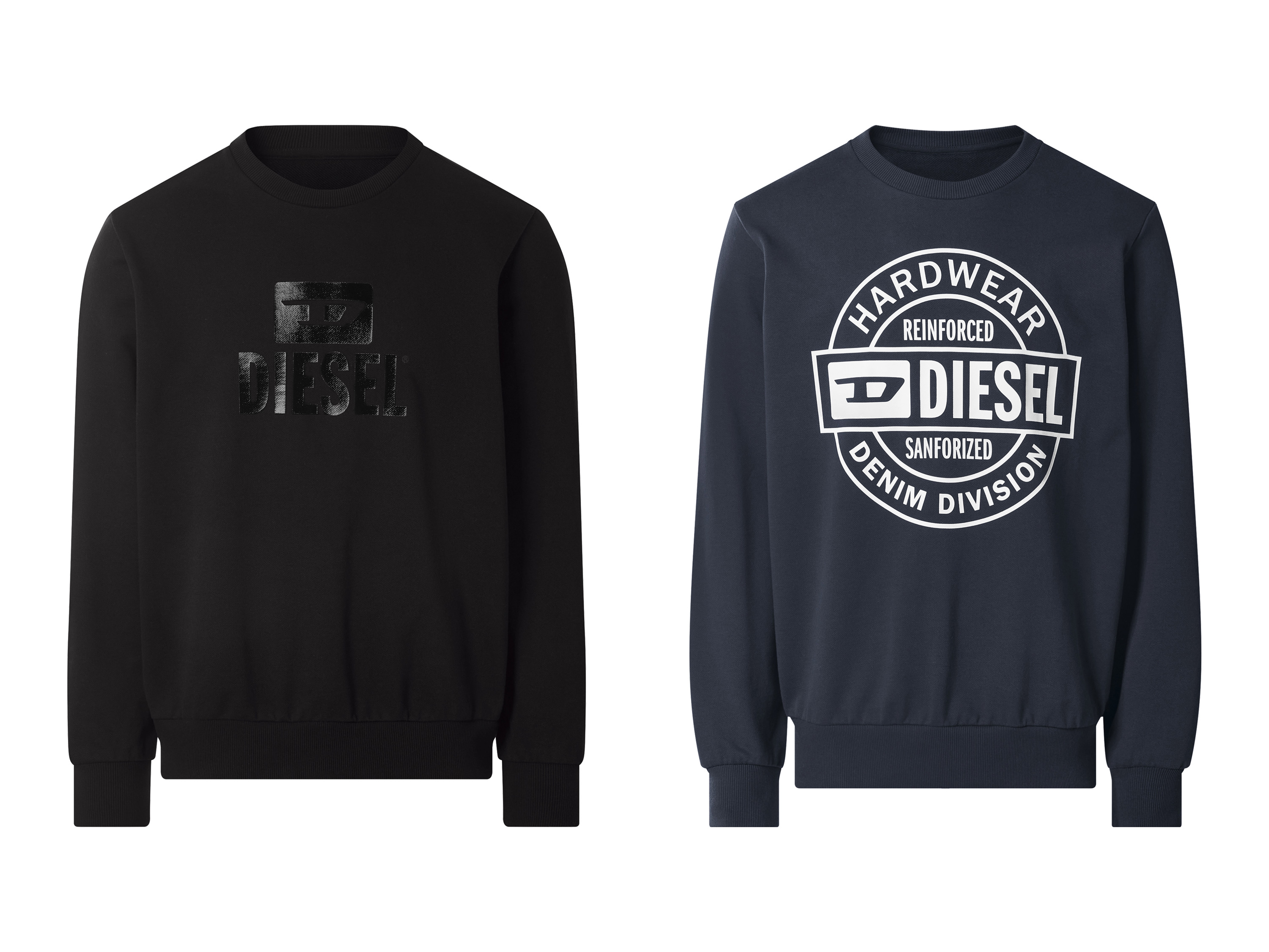 DIESEL Sweter męski z bawełny