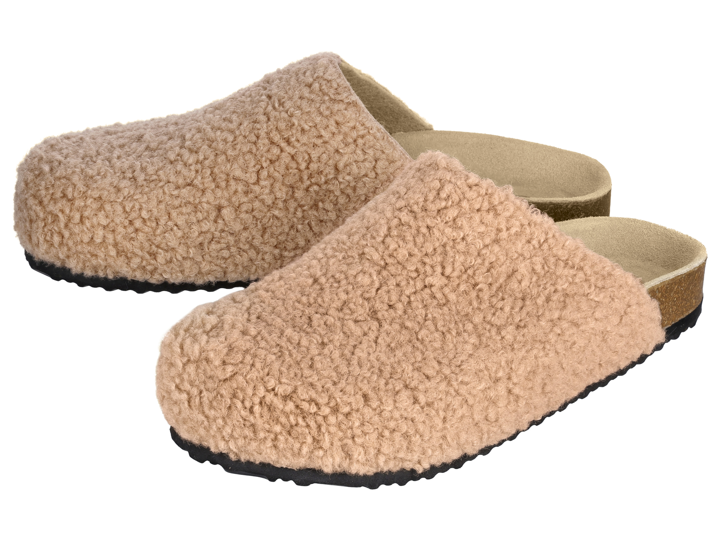 ESMARA® Klapki pluszowe damskie 