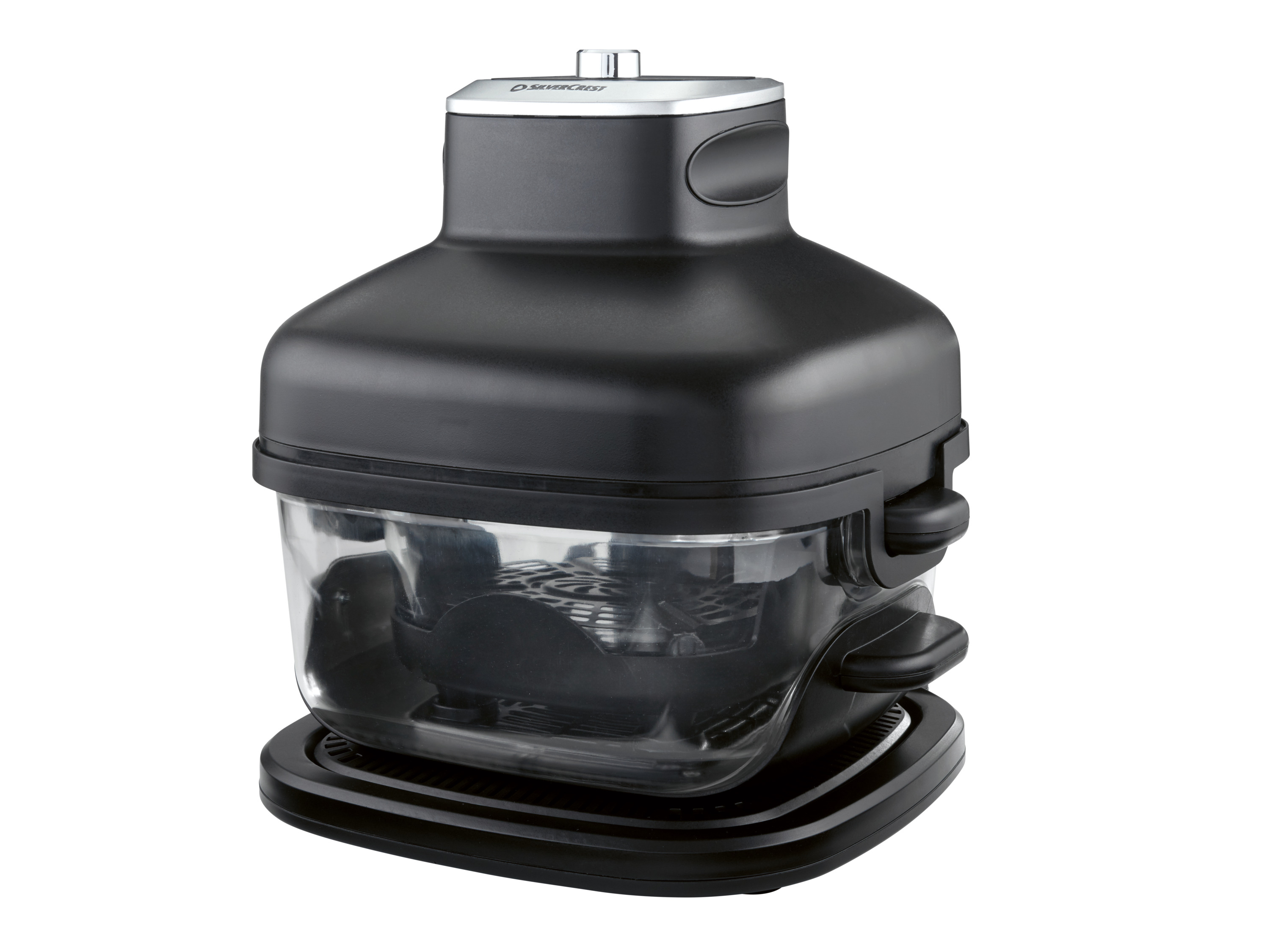 SILVERCREST® Frytkownica na gorące powietrze ze szklanym pojemnikiem, 1500 W