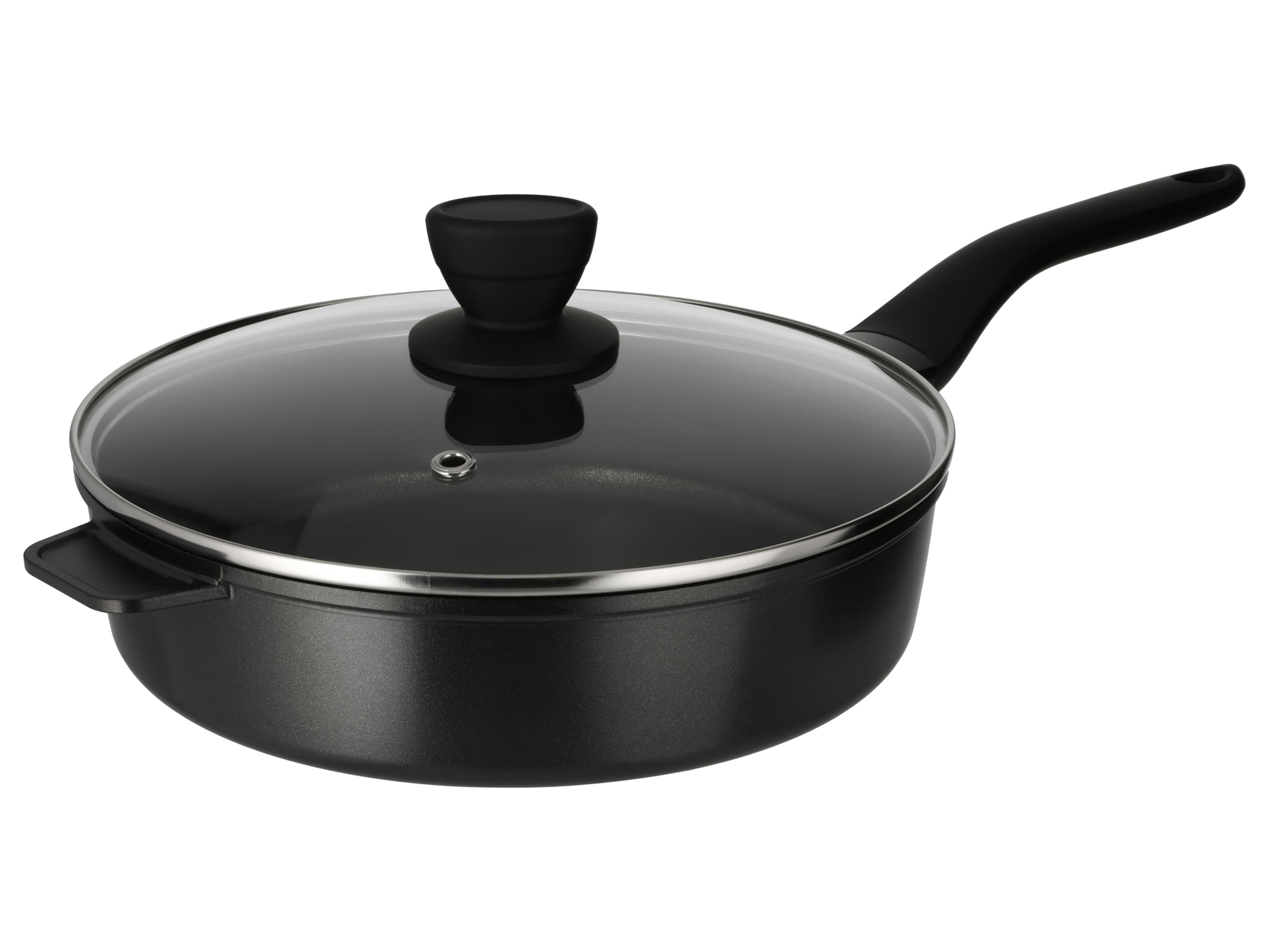 SILVERCREST® Patelnia do serwowania z odlewu aluminium z pokrywką, Ø 28 cm