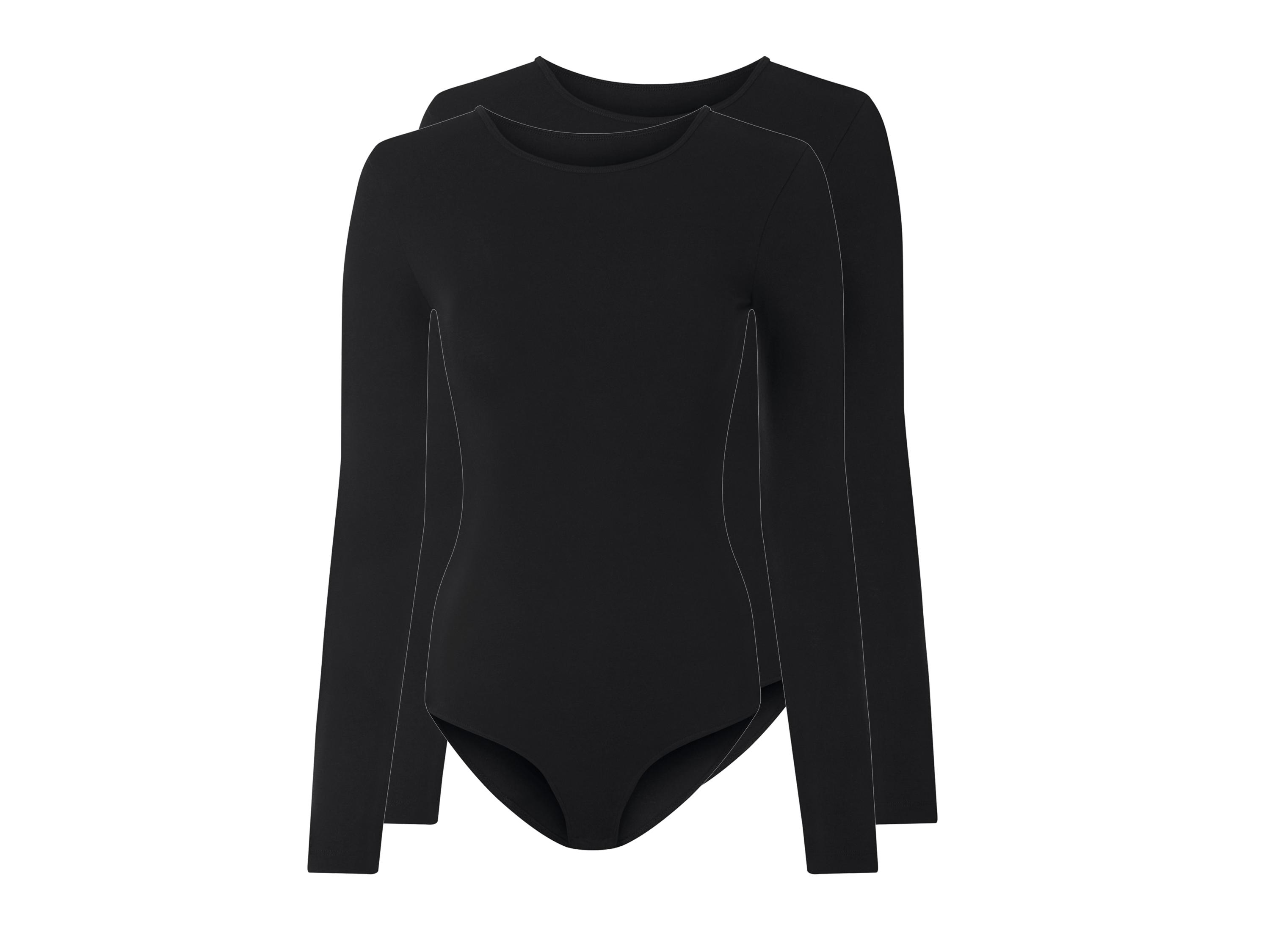 ESMARA® Body damskie, 2 sztuki 