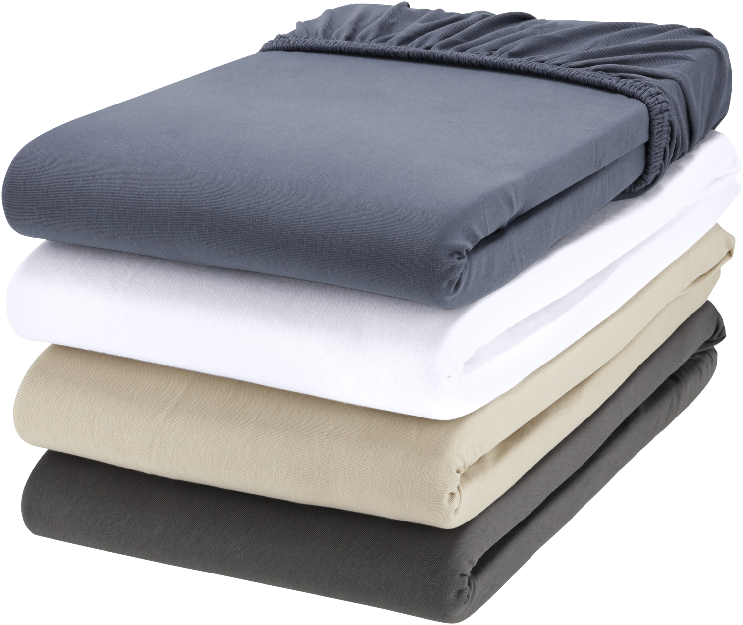 LIVARNO HOME Prześcieradło z dżerseju z gumką bi-elastic, 140-160 x 200 cm