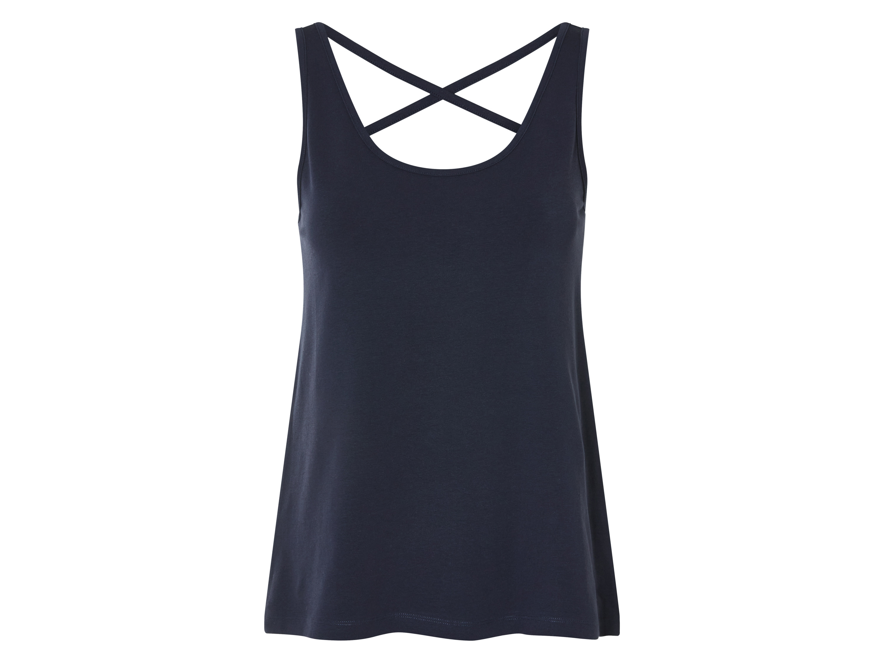 ESMARA® Top damski z biobawełny 