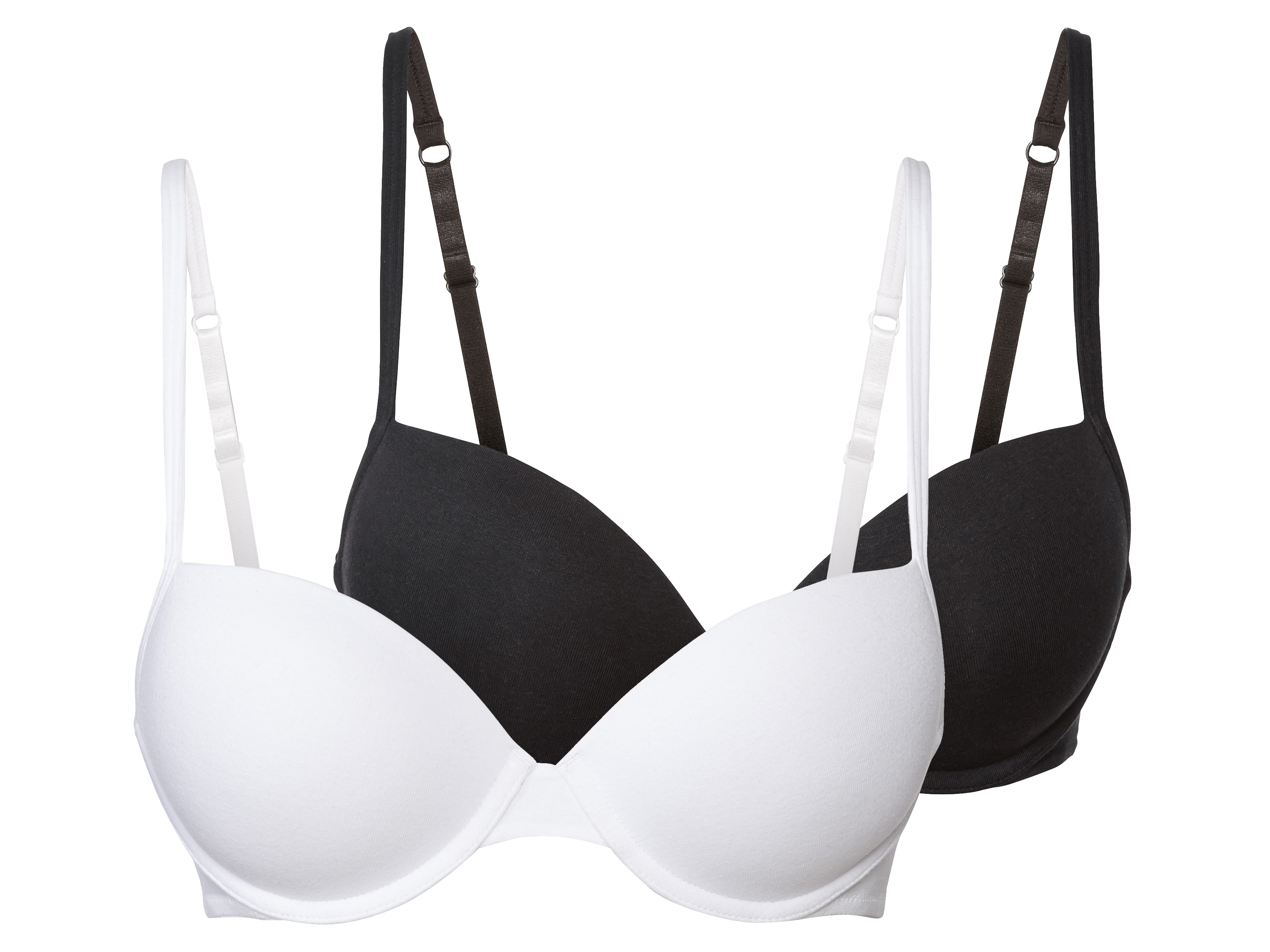 ESMARA® Biustonosz damski z fiszbinami, 2 sztuki 