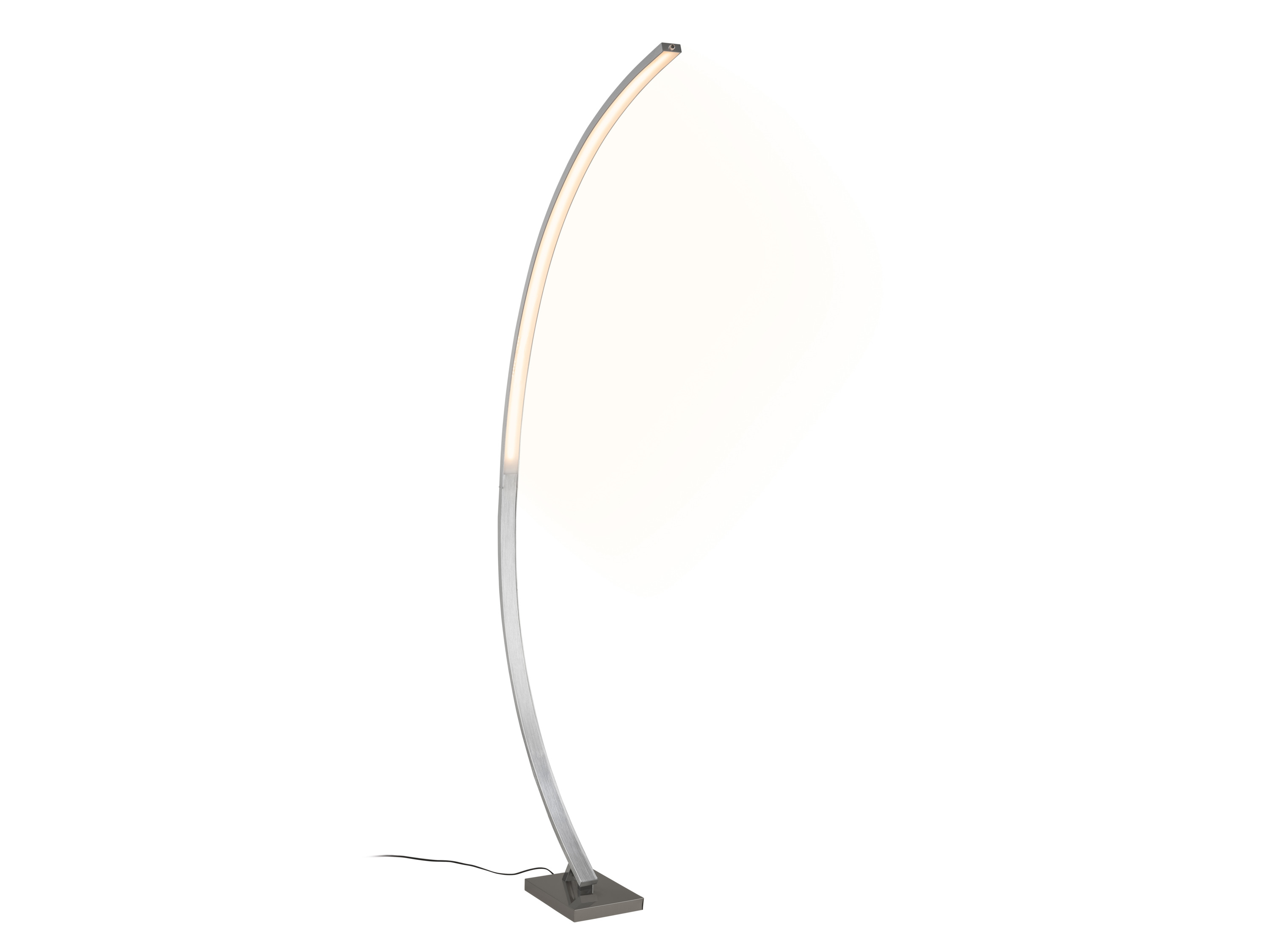 LIVARNO® Lampa podłogowa LED (nikiel matowy)