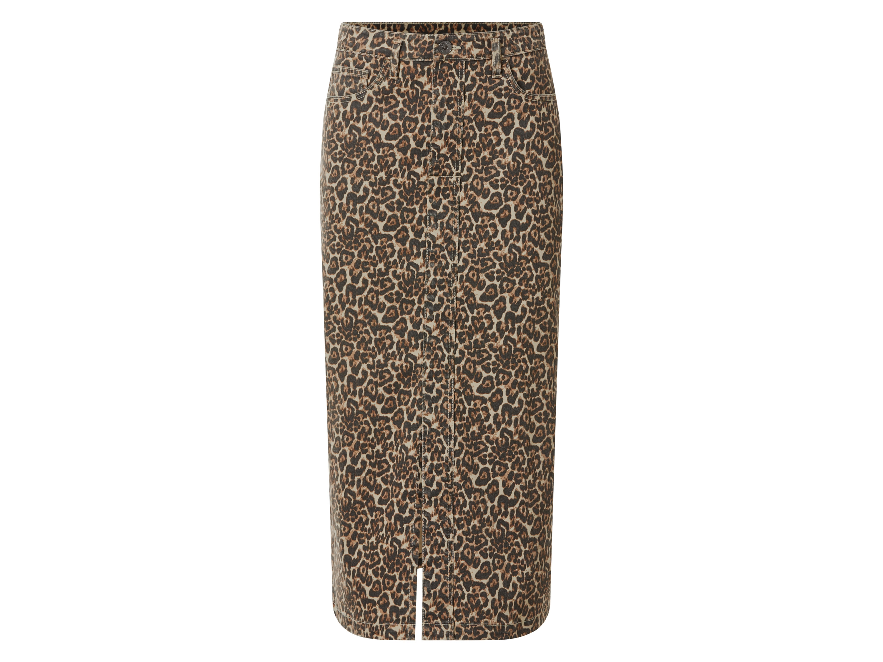 ESMARA® Spódnica jeansowa midi damska