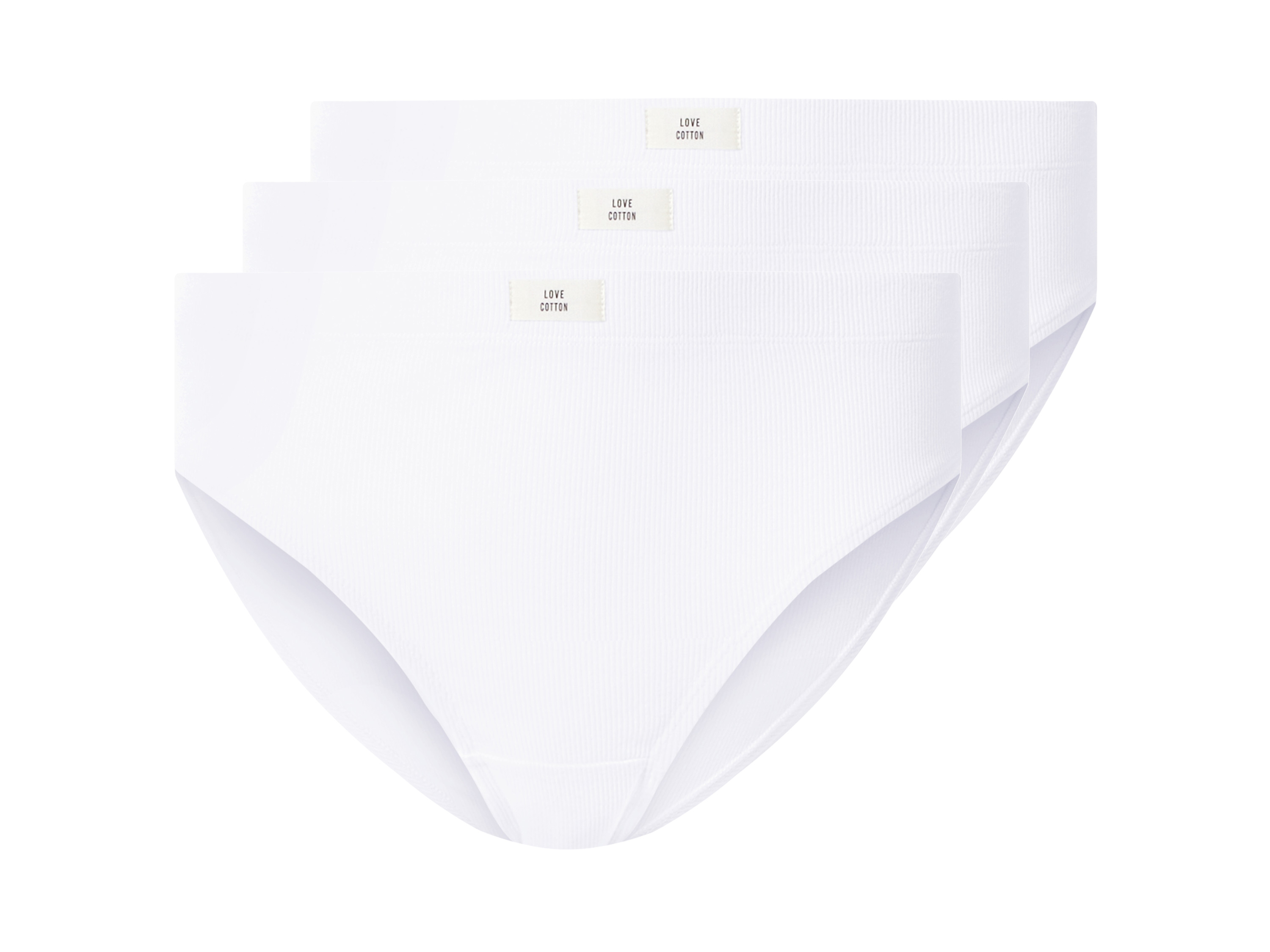ESMARA® Majtki damskie w prążki, 3 pary
