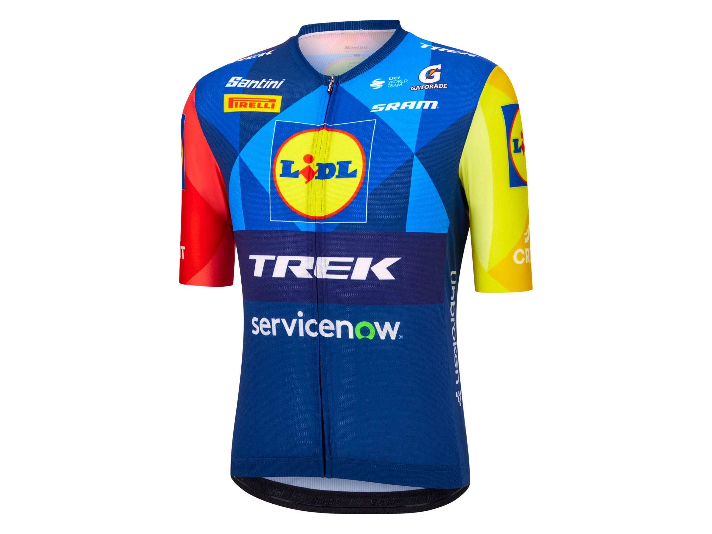 SANTINI Koszulka damska z krótkim rękawem Team Lidl-Trek 2026 (L)