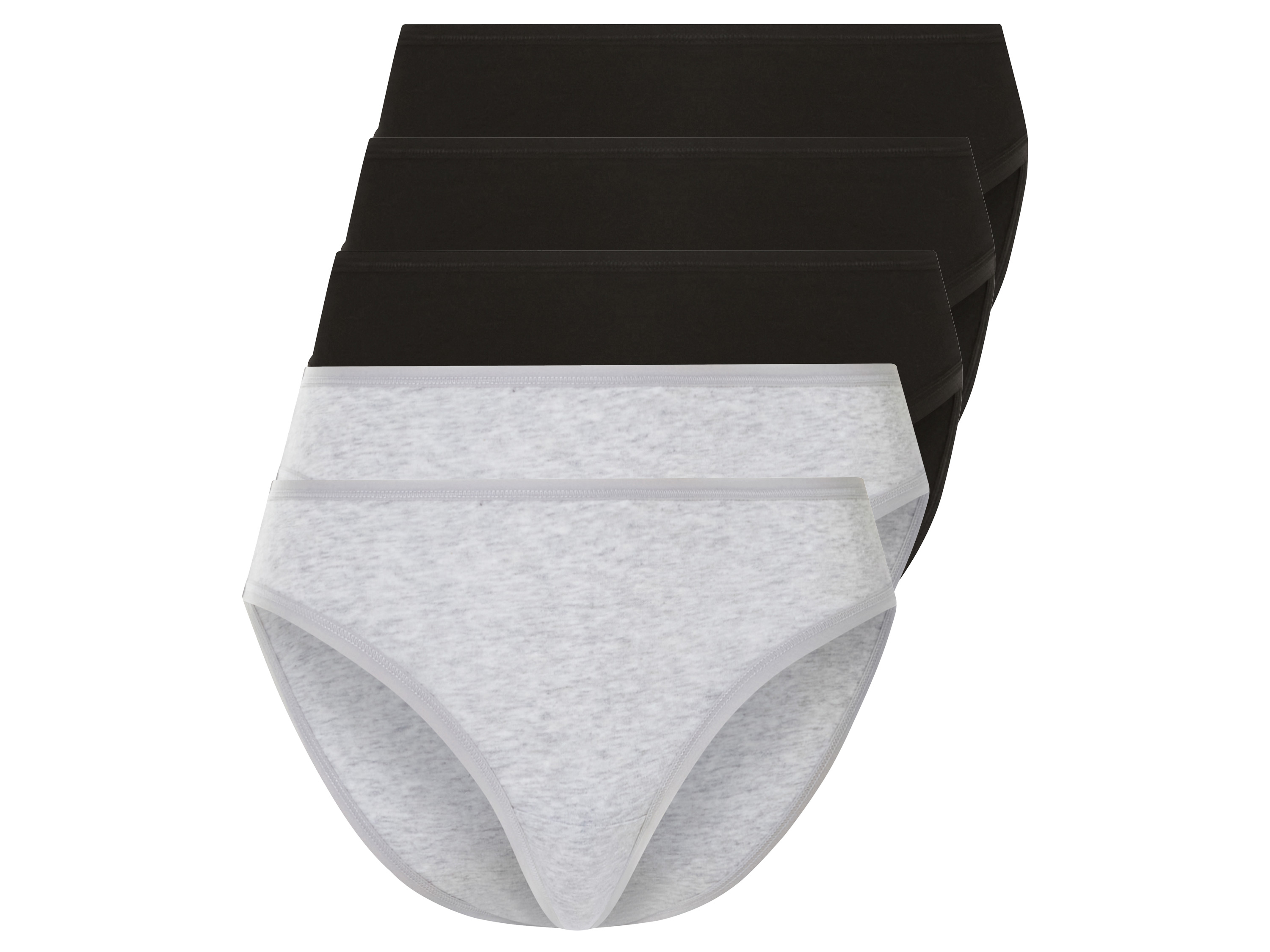 ESMARA® Figi damskie z bawełną, 5 par 