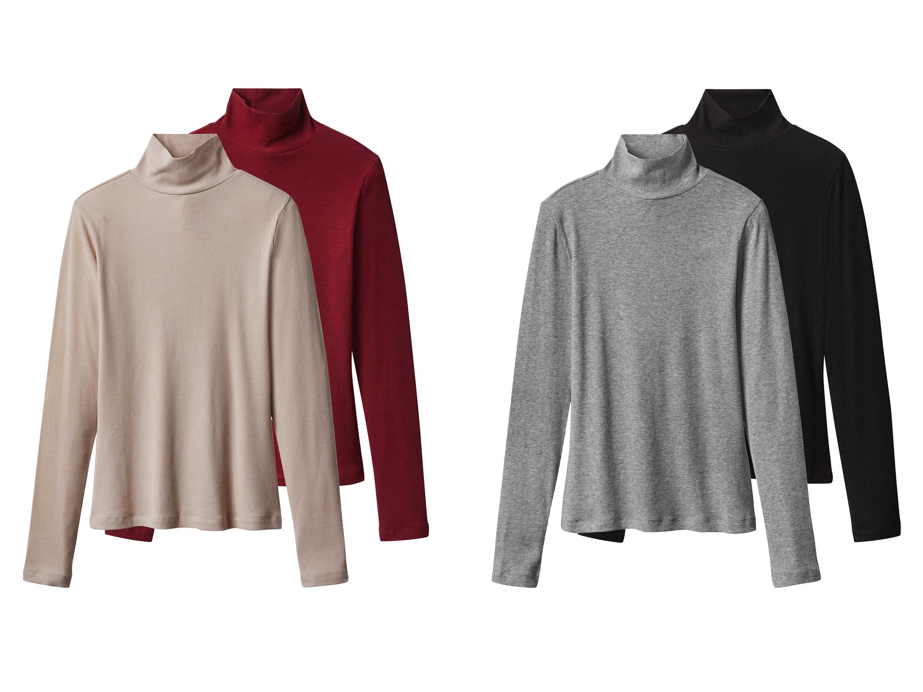 ESMARA® Golfy damskie, 2 sztuki