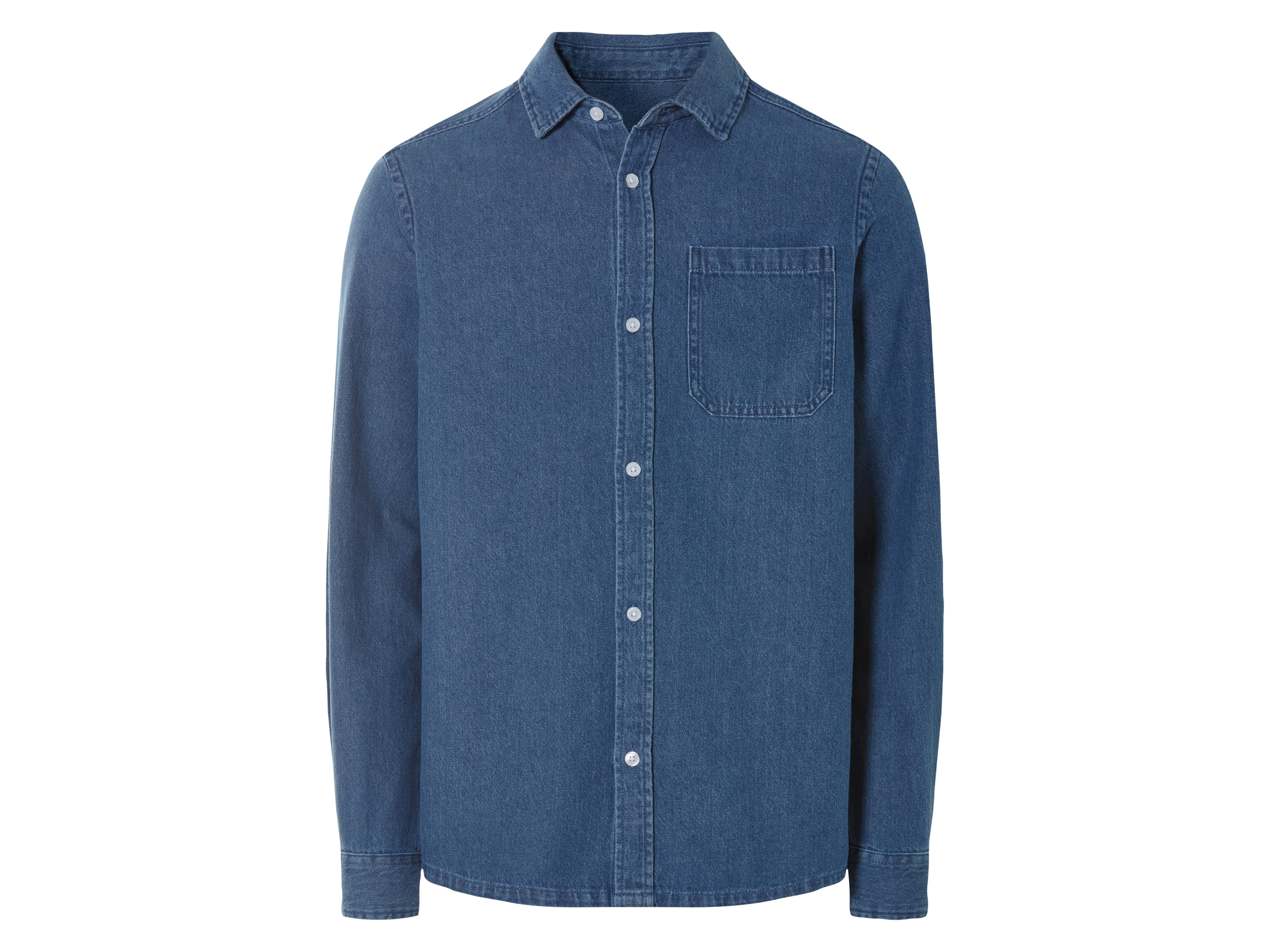 LIVERGY® Koszula jeansowa męska z bawełny 