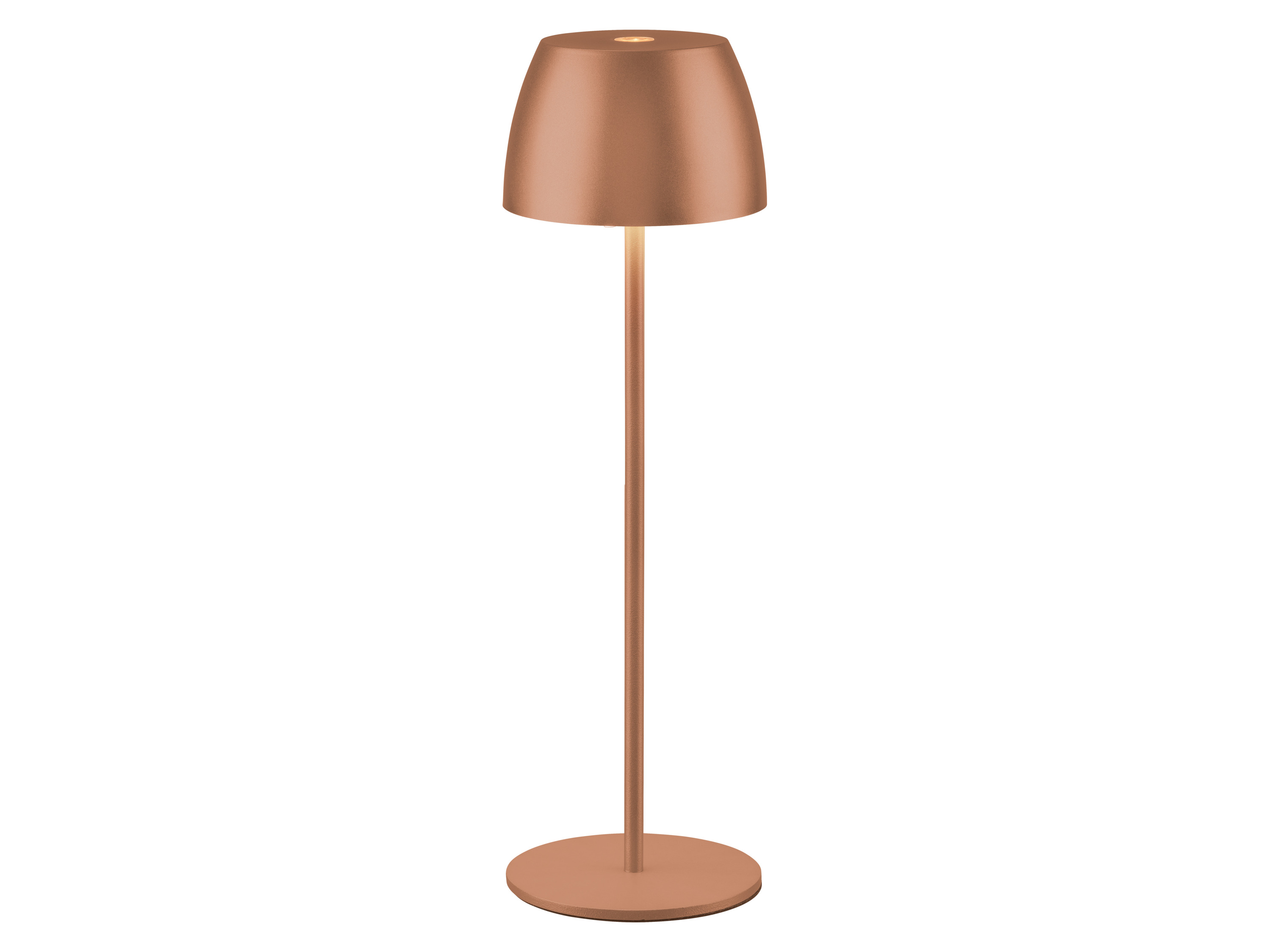 LIVARNO® Akumulatorowa lampka stołowa LED (Brązowy)