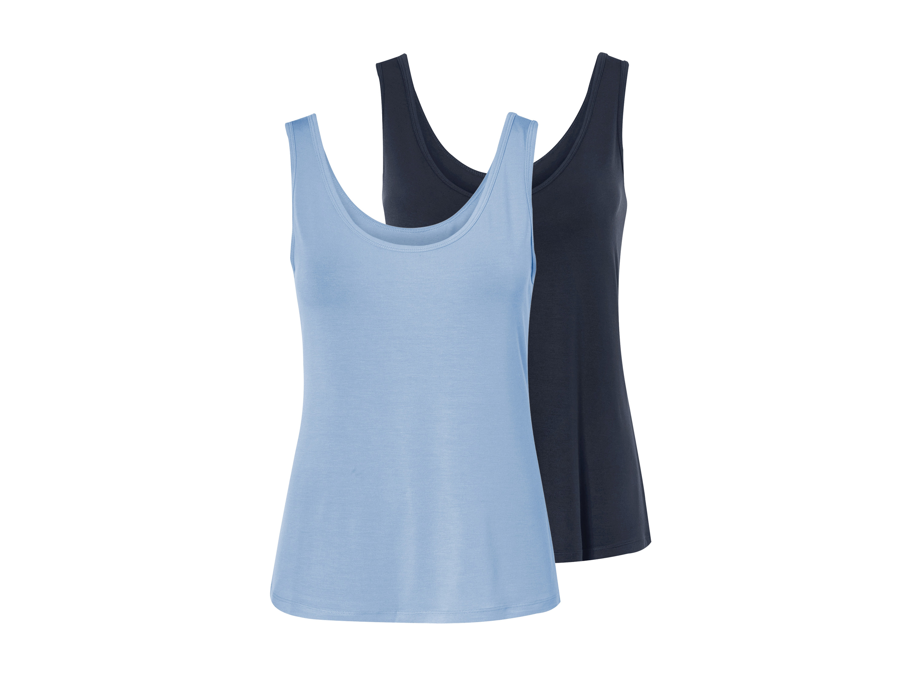 ESMARA® Topy damskie, 2 sztuki
