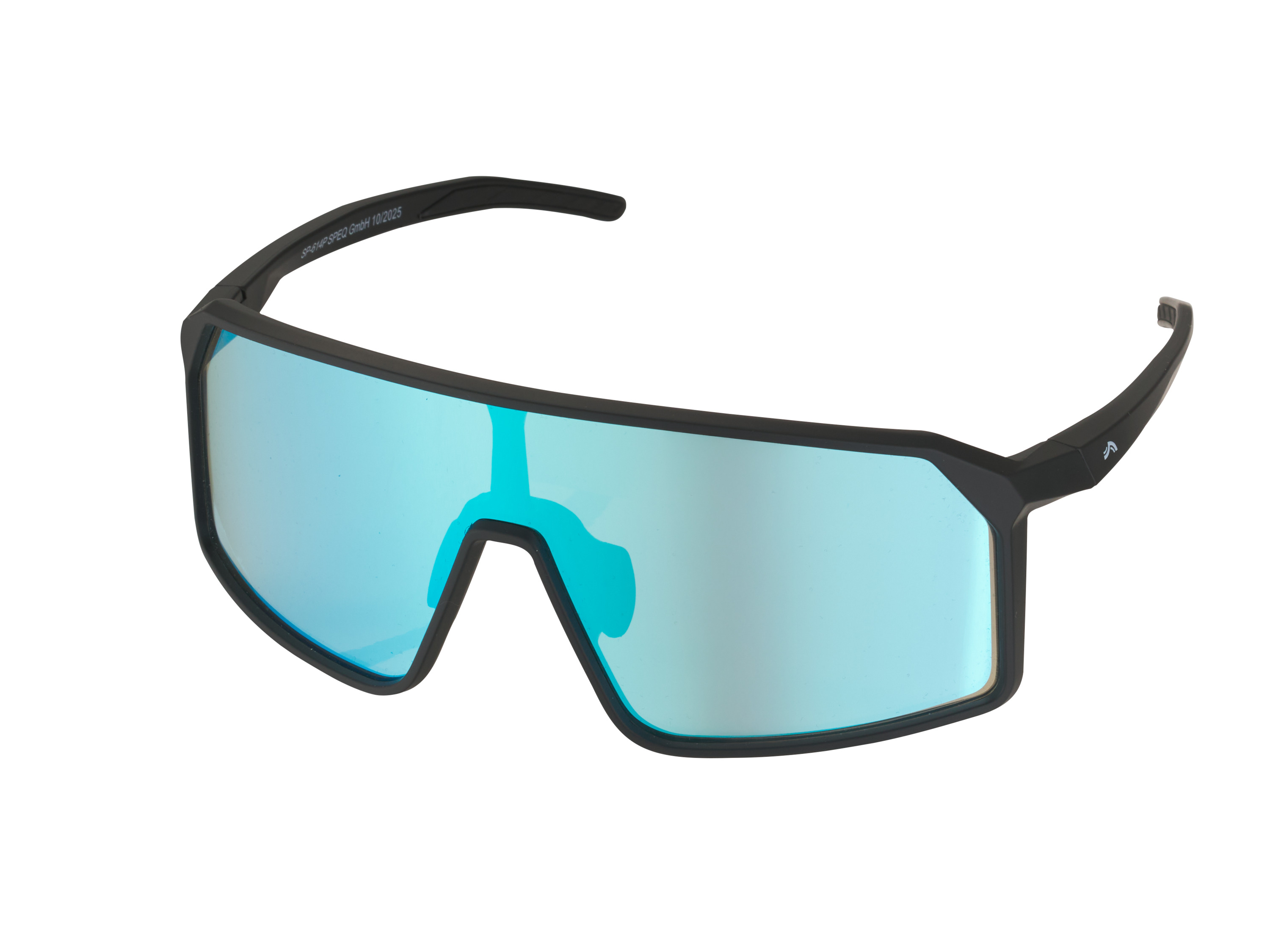 CRIVIT Okulary sportowe (Pełnoramowy, Czarny/ niebieski)