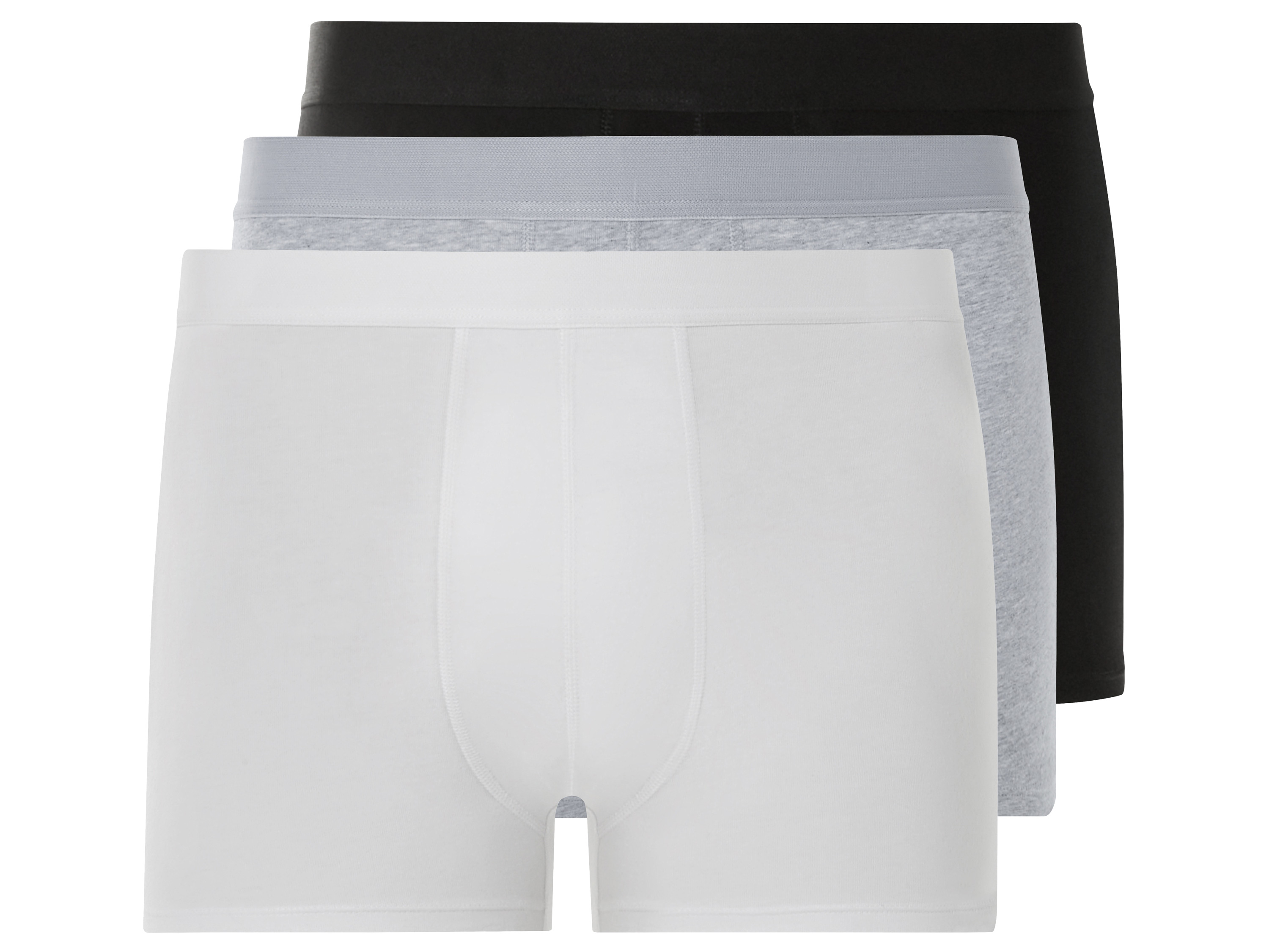 LIVERGY® Bokserki męskie z bawełny, 3 pary 