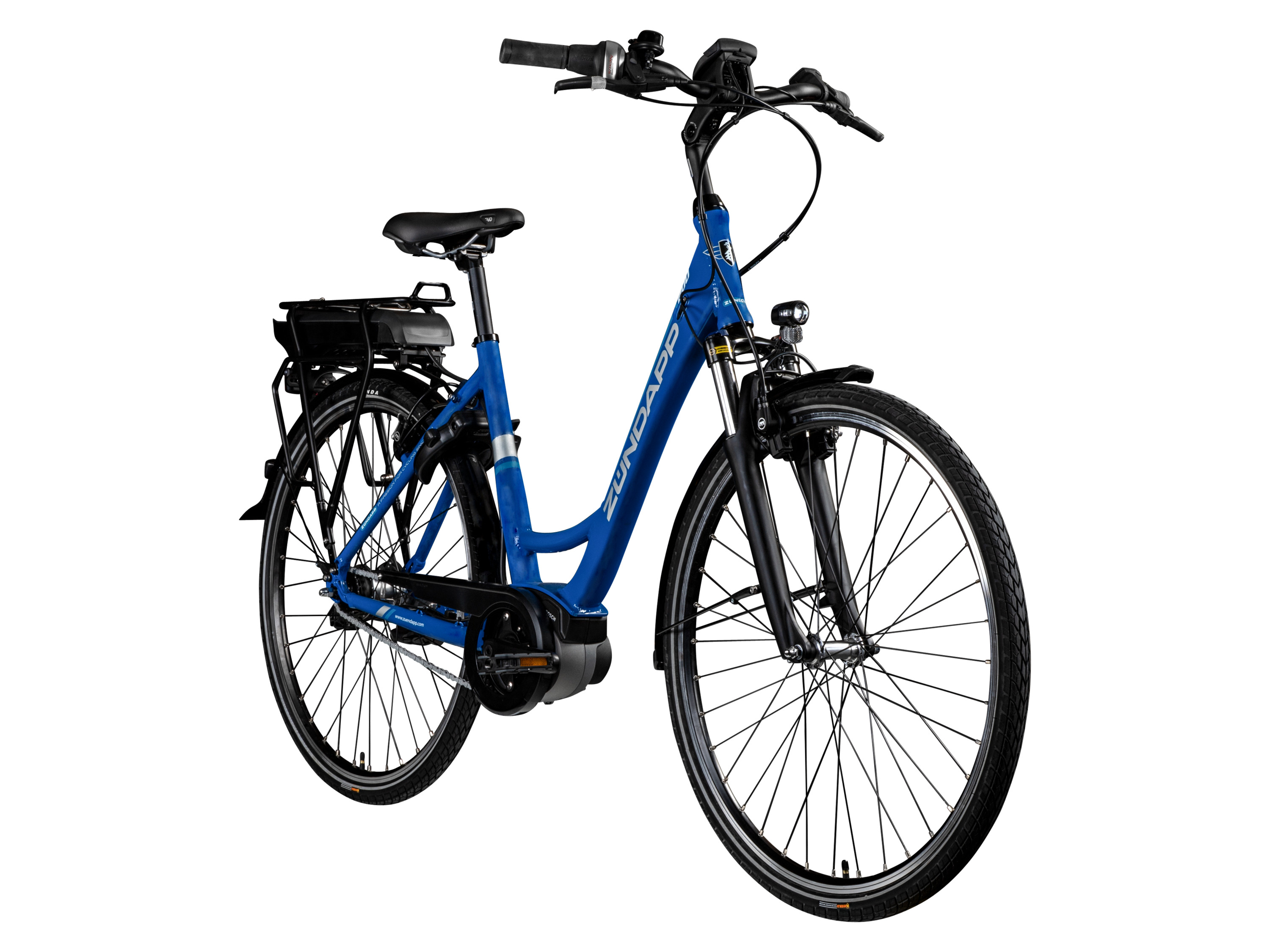 ZÜNDAPP Rower elektryczny miejski »X200«, 28 cali (Niebieski)