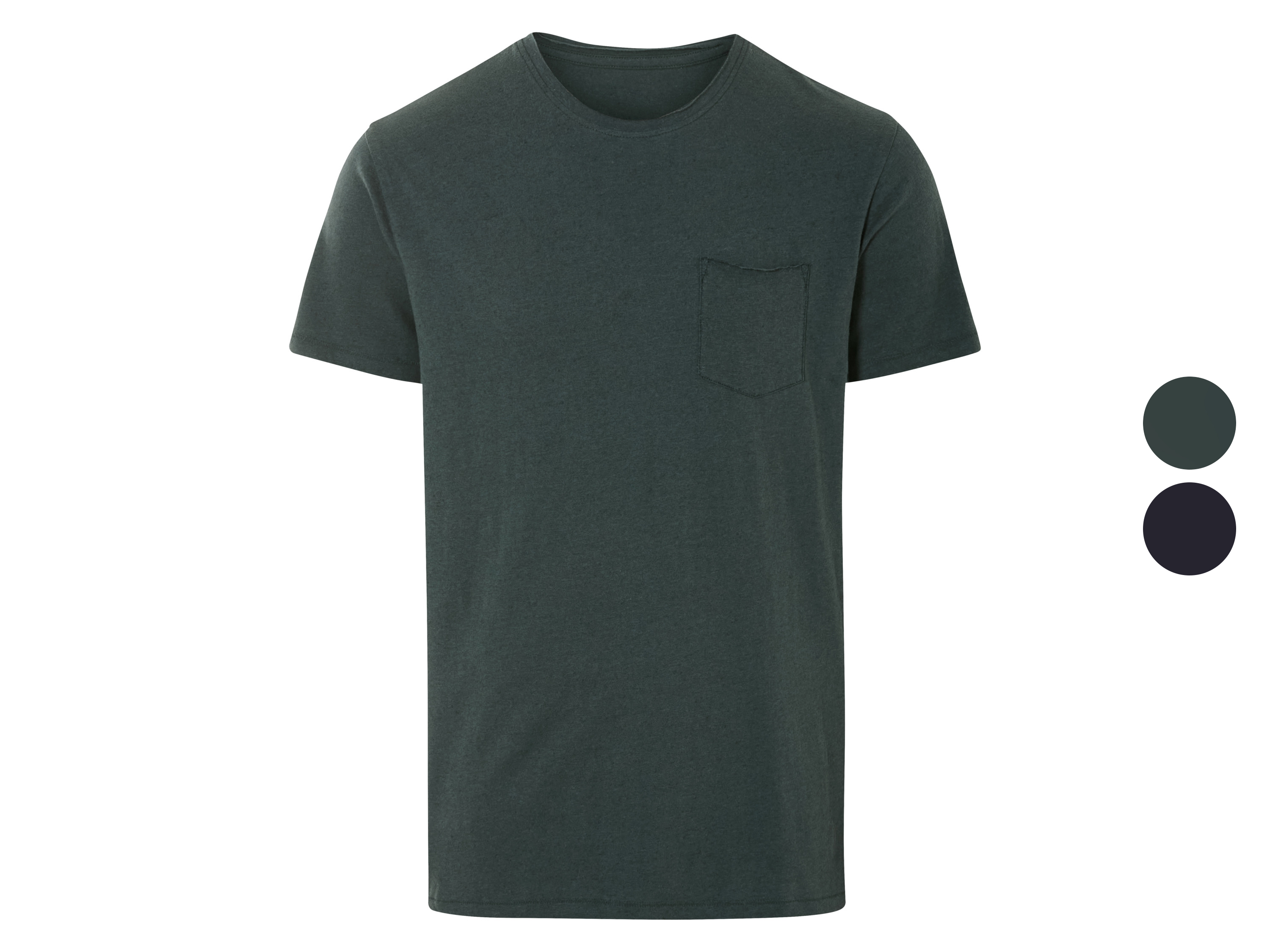 LIVERGY® T-shirt męski z lnem i bawełną