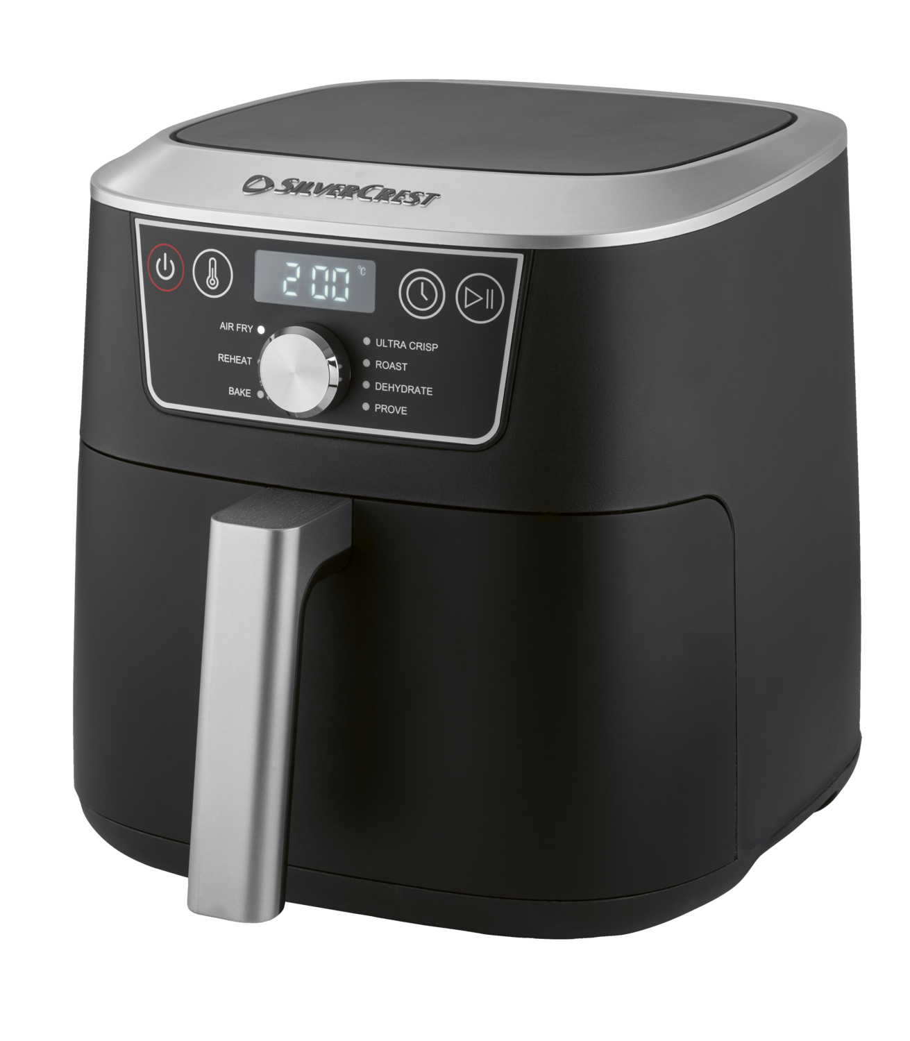 SILVERCREST® Frytkownica beztłuszczowa Air Fryer, 6,7 l, czarna