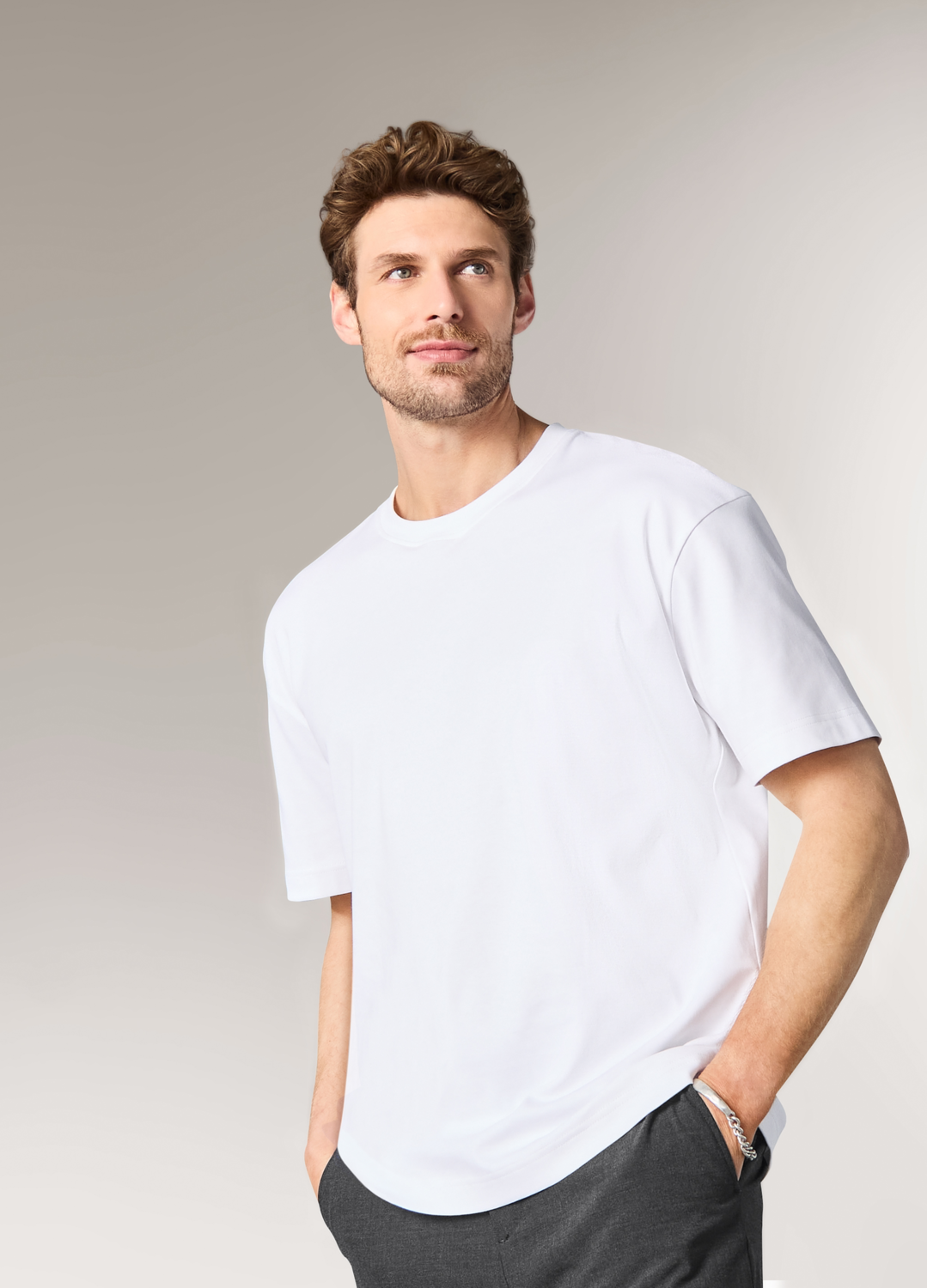 ESMARA MEN T-shirt premium męski oversize 
