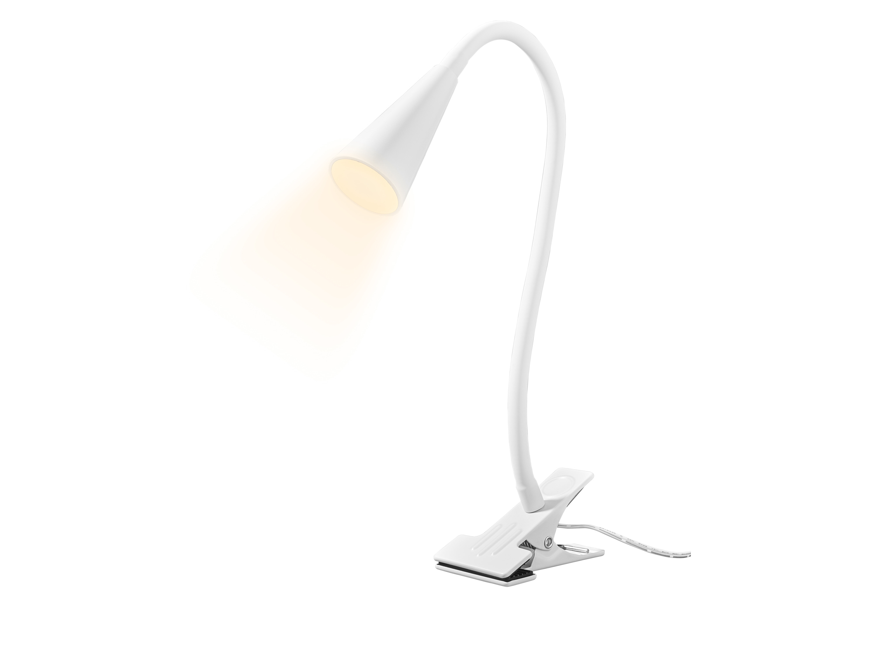 LIVARNO® Lampka LED z mocowaniem, 3,5 W (Przypinane reflektory LED, Biały)
