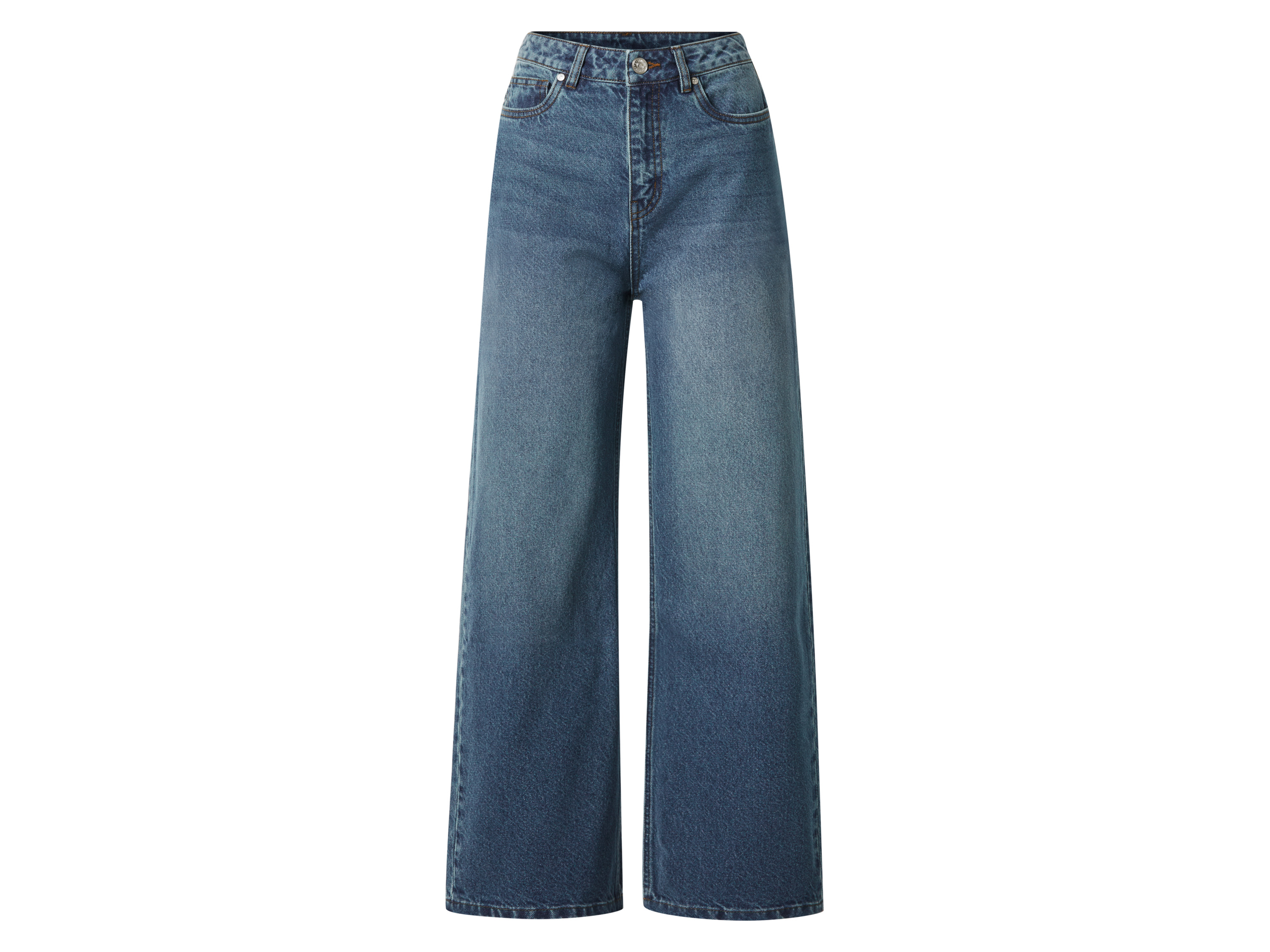ESMARA® Jeansy damskie wide leg 