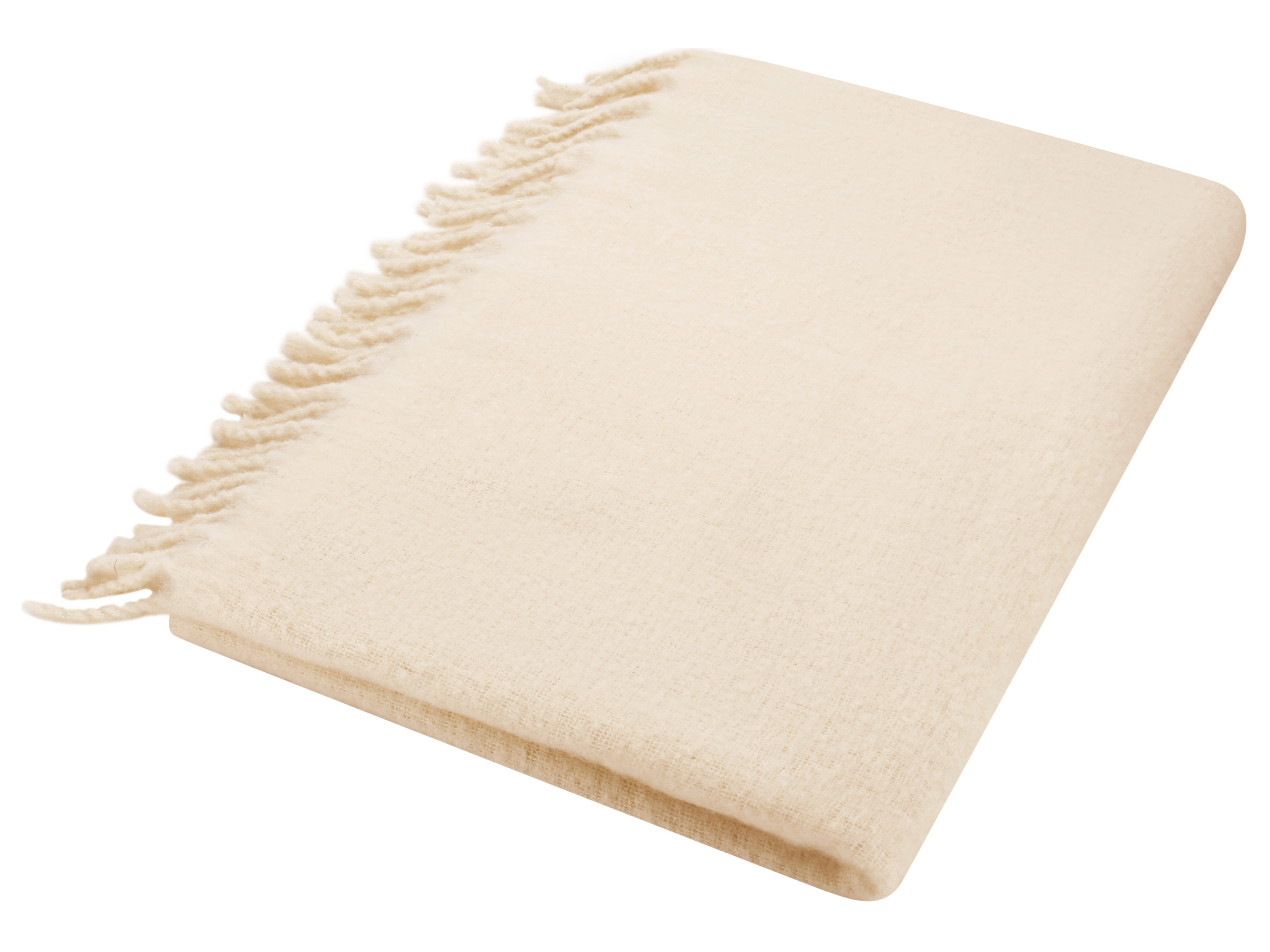 LIVARNO® Koc, 130 x 170 cm (Kremowy)