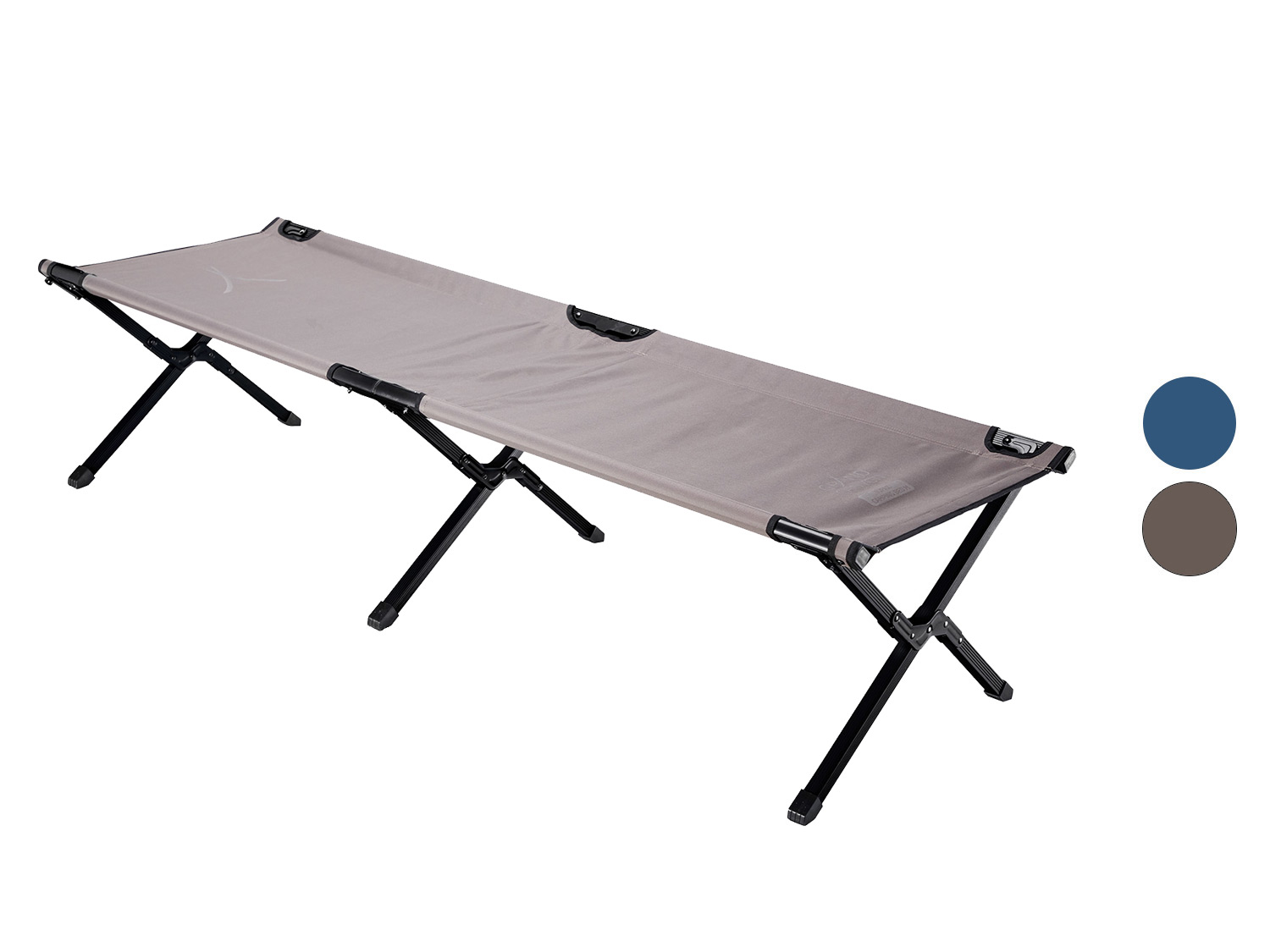GRAND CANYON Łóżko polowe TOPAZ CAMPING BED L, składane, aluminiowe