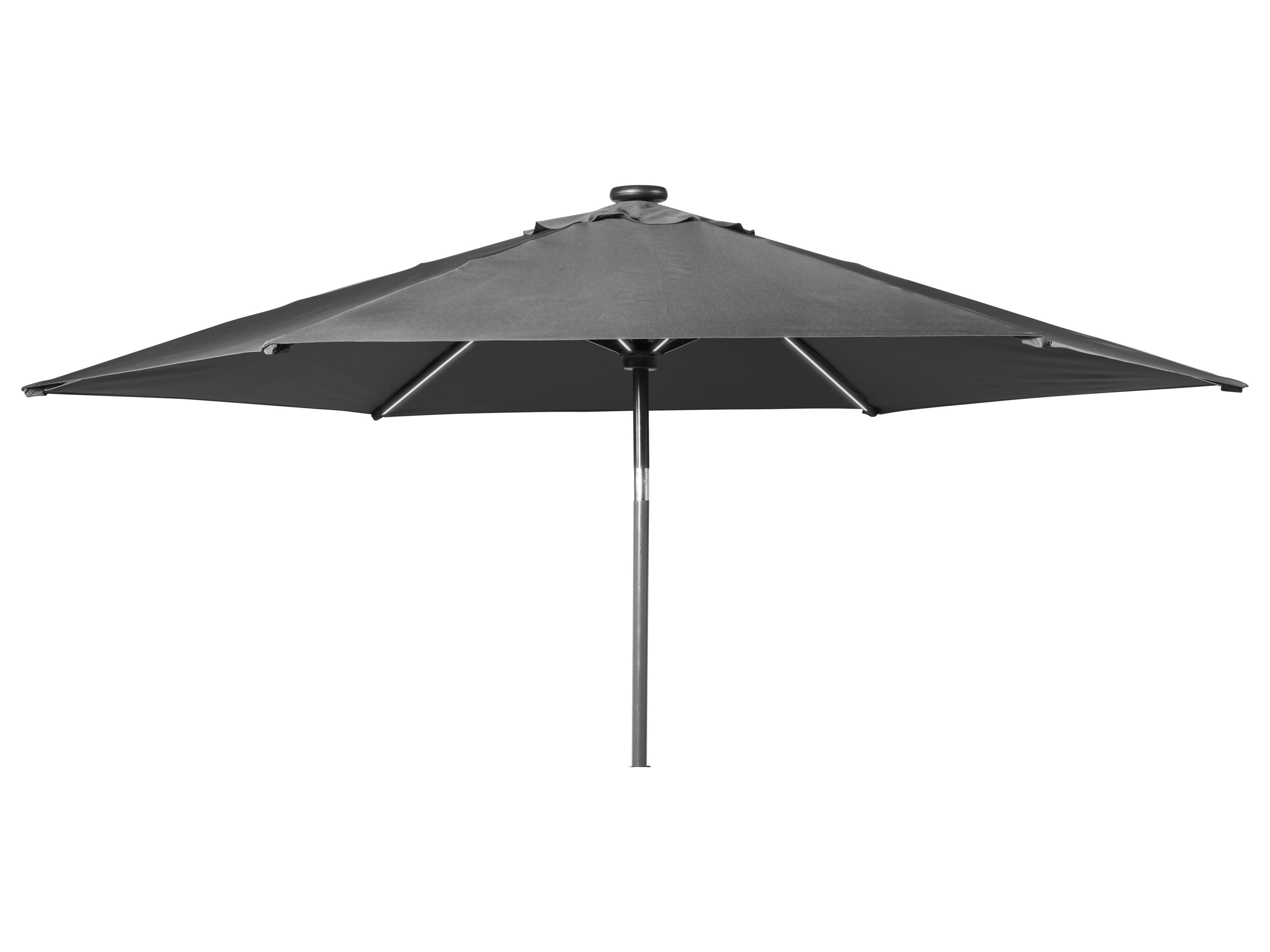 LIVARNO® Parasol z solarnym oświetleniem LED, bez podstawy