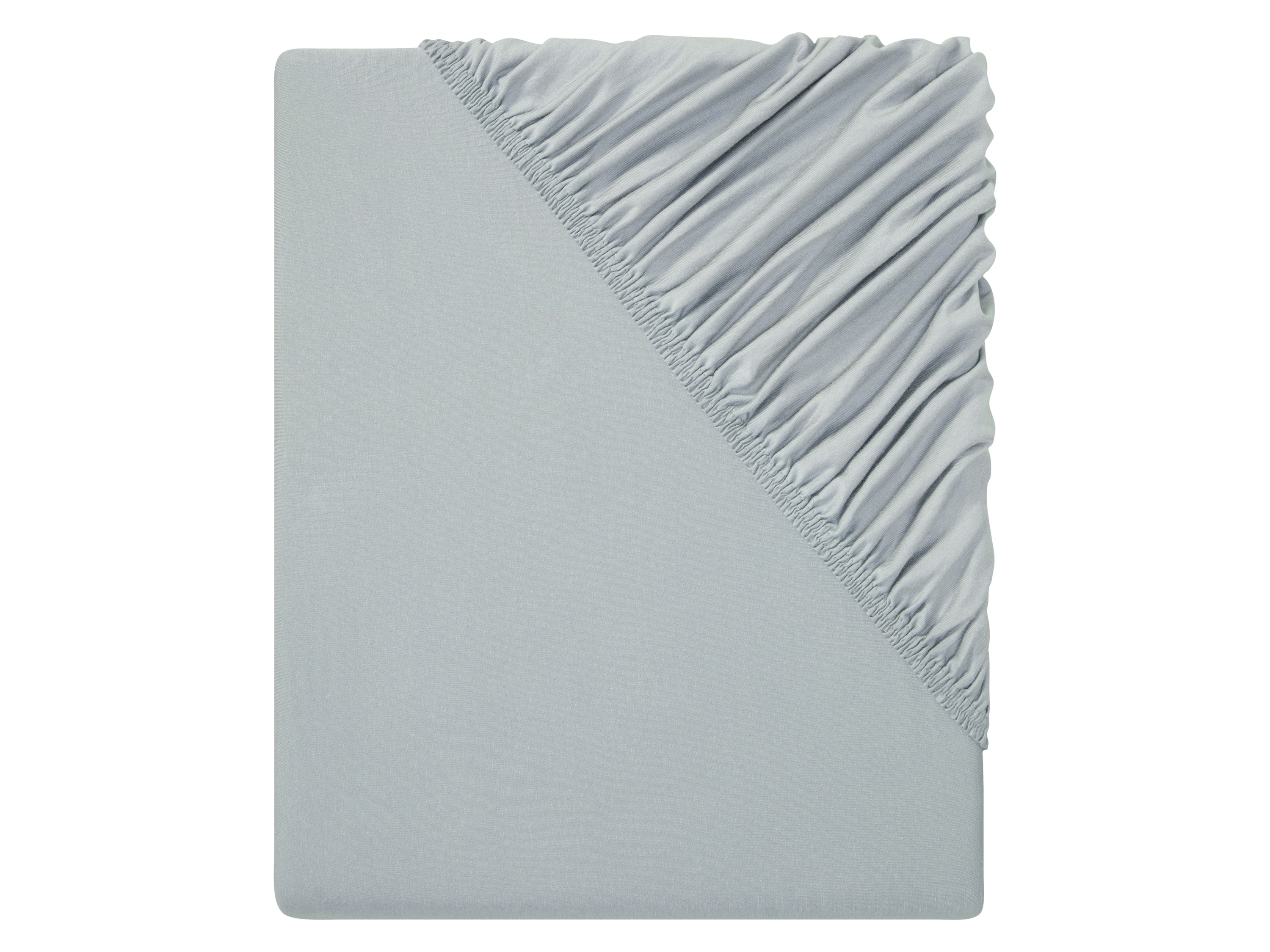 LIVARNO HOME Prześcieradło z dżerseju i modalu z gumką, 180-200 x 200 cm (Niebieski)